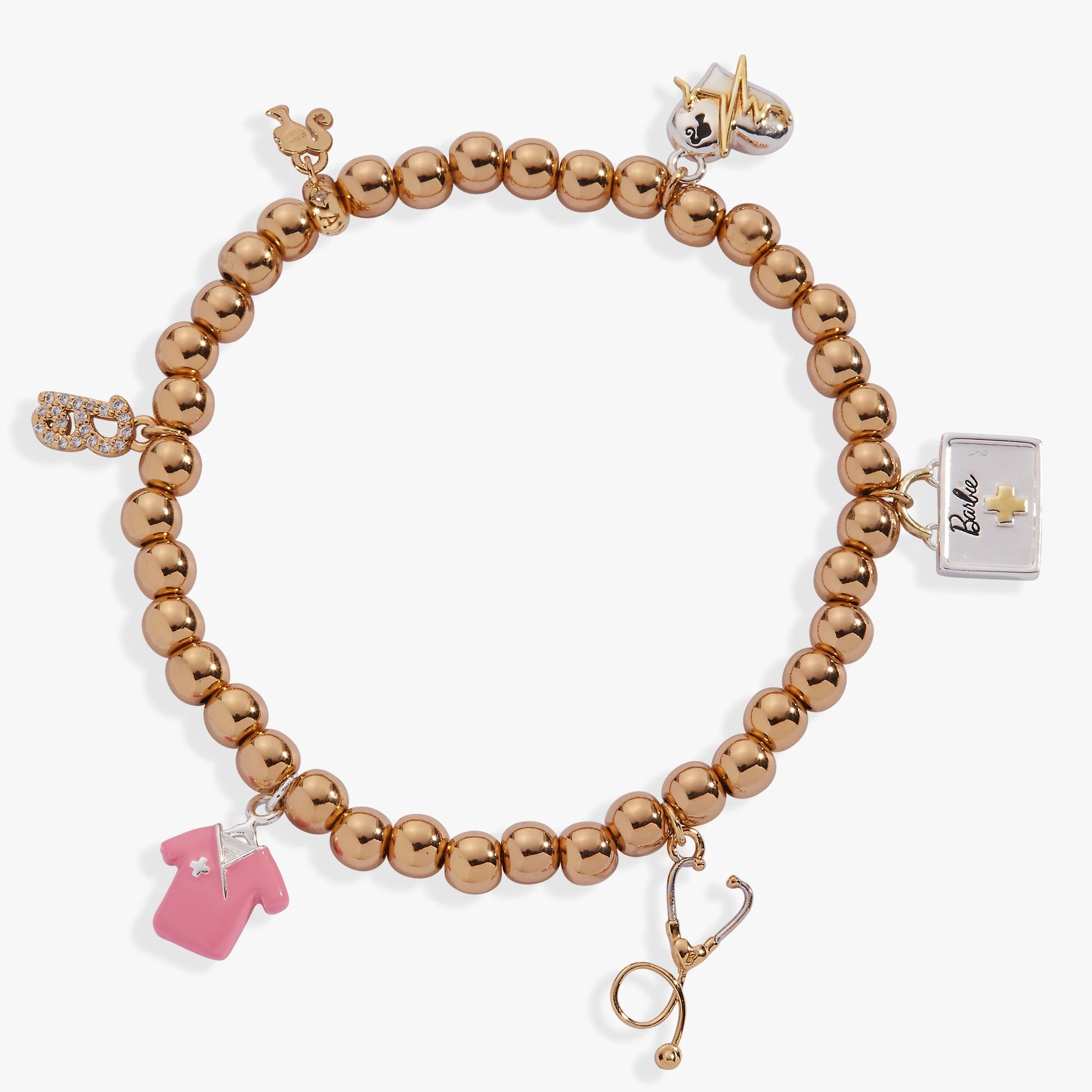 Barbie™ Medical Stretch Bracelet Two Tone