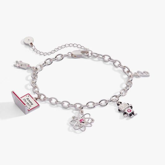 Barbie™ STEM Charm Bracelet Silver