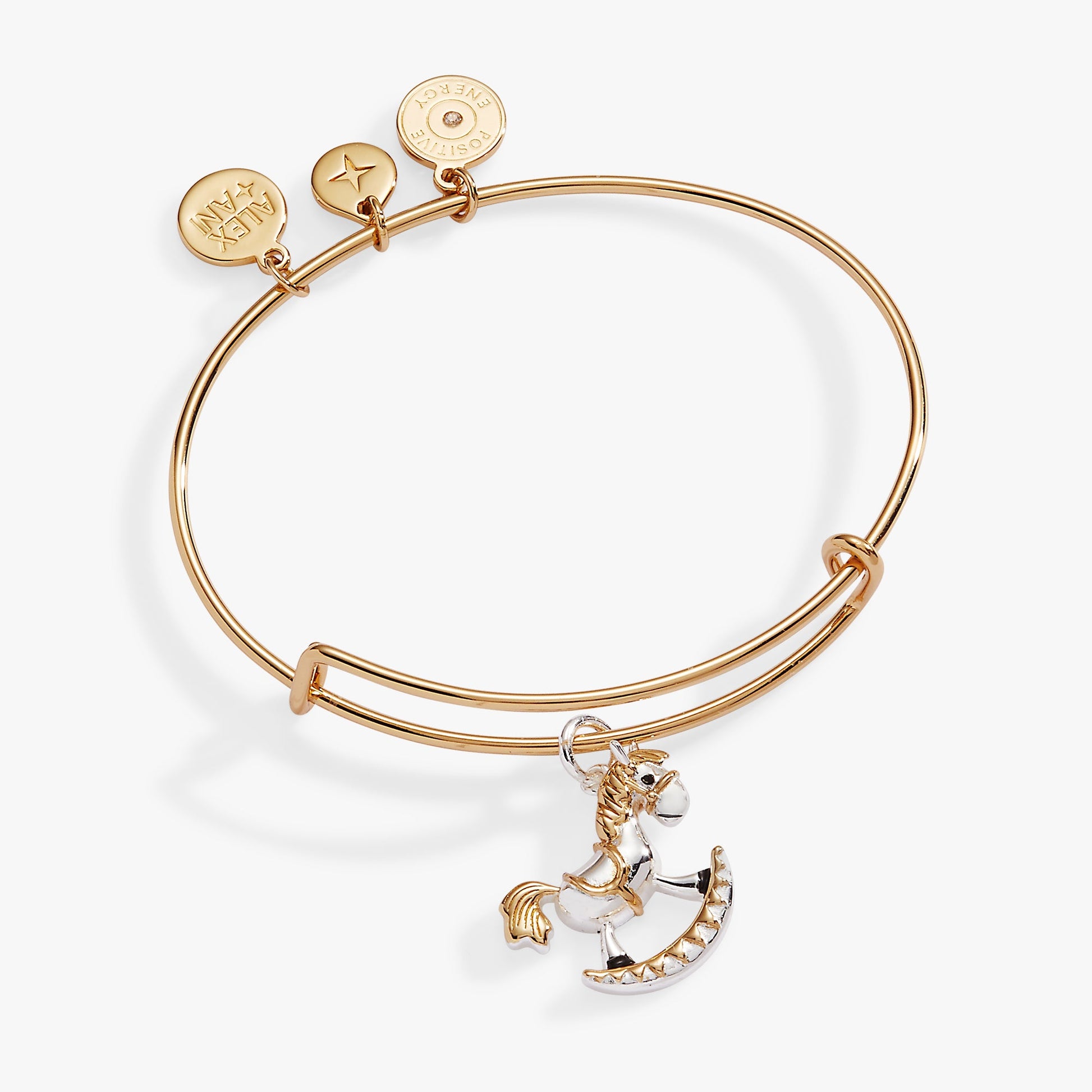 Rocking Horse Bangle Two Tone