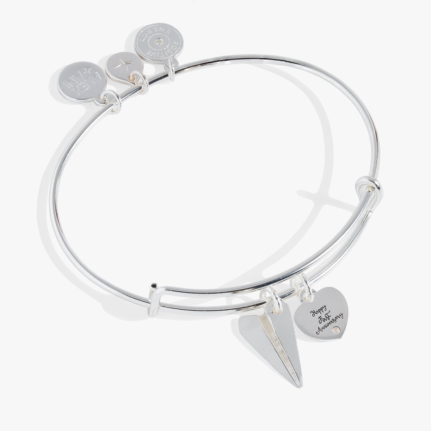 First Anniversary Bangle Silver