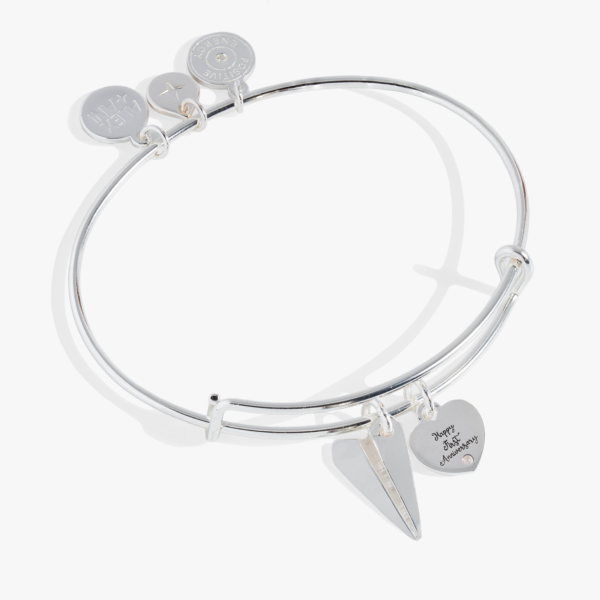 First Anniversary Bangle Silver