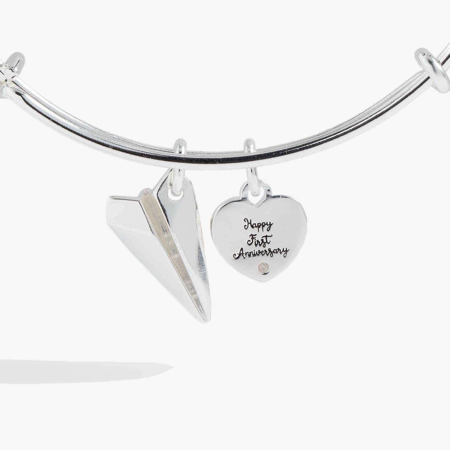 First Anniversary Bangle Silver
