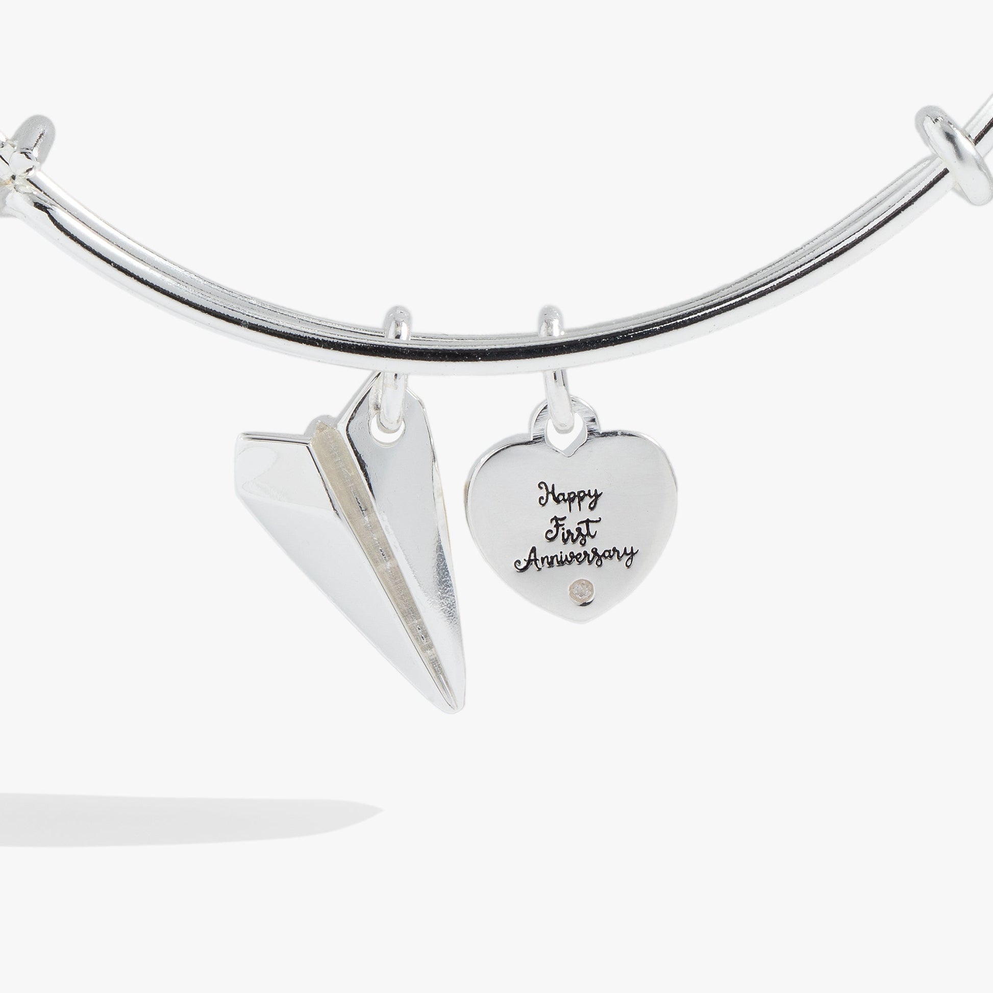 First Anniversary Bangle Silver