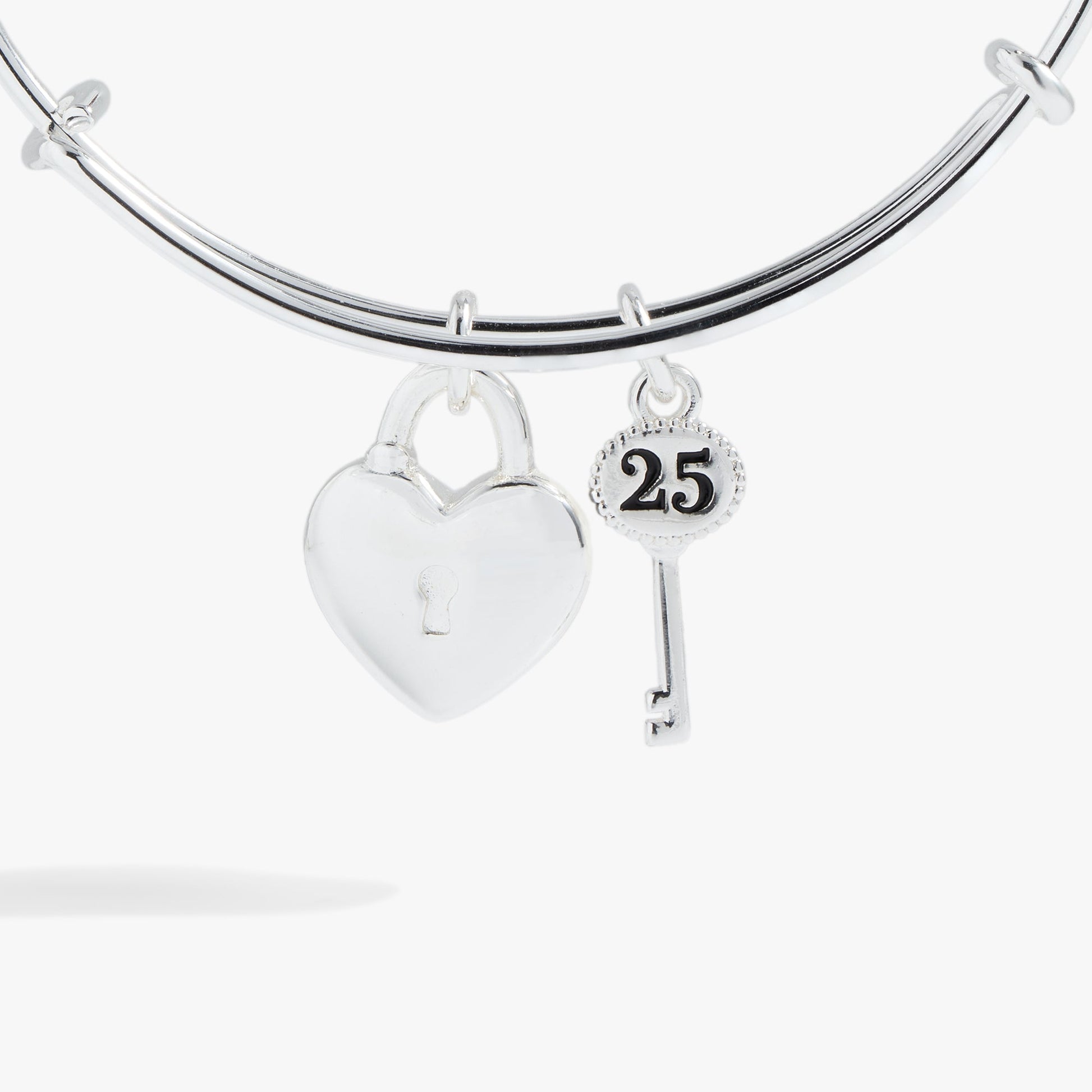 25th Anniversary Bangle Silver
