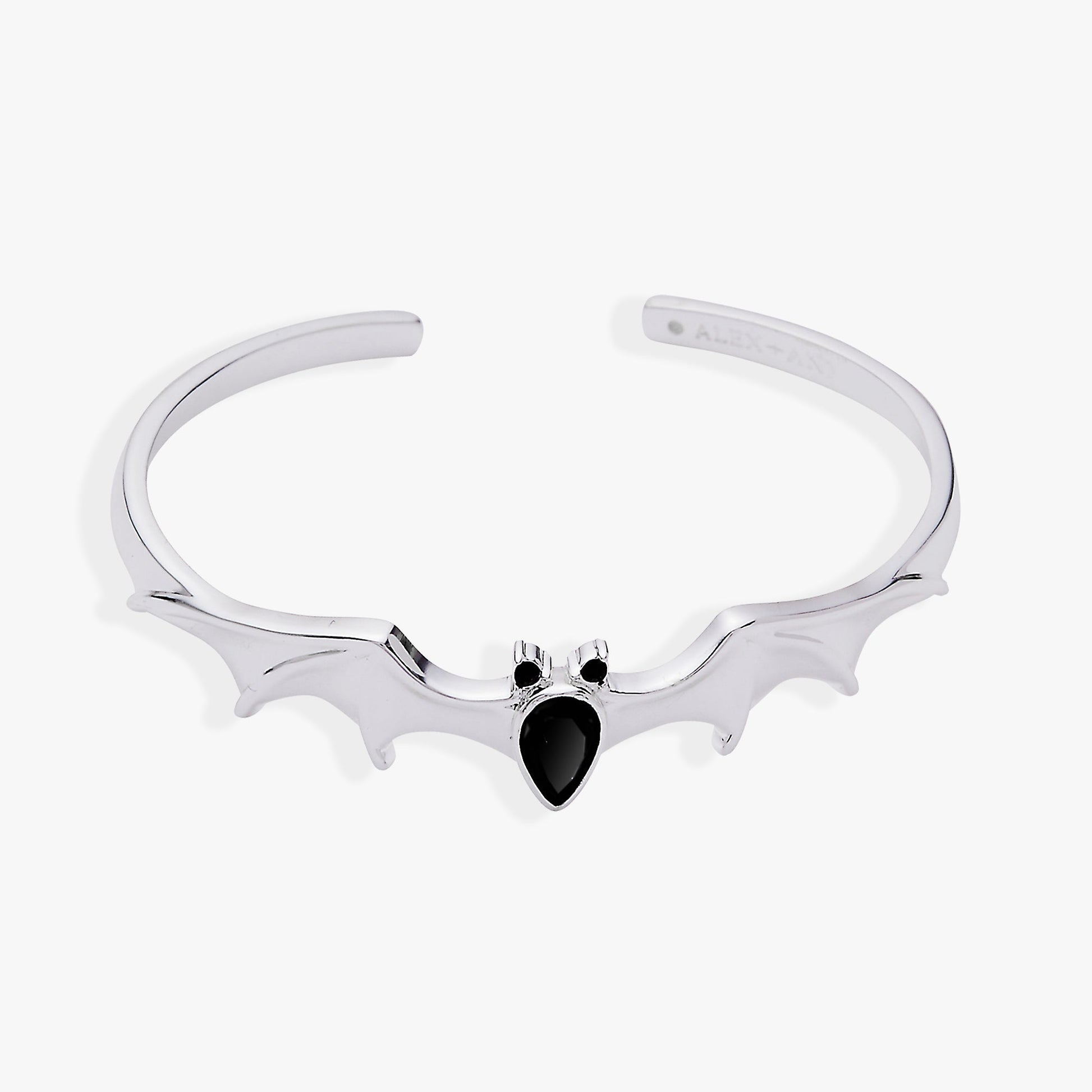 Crystal Bat Cuff Gold