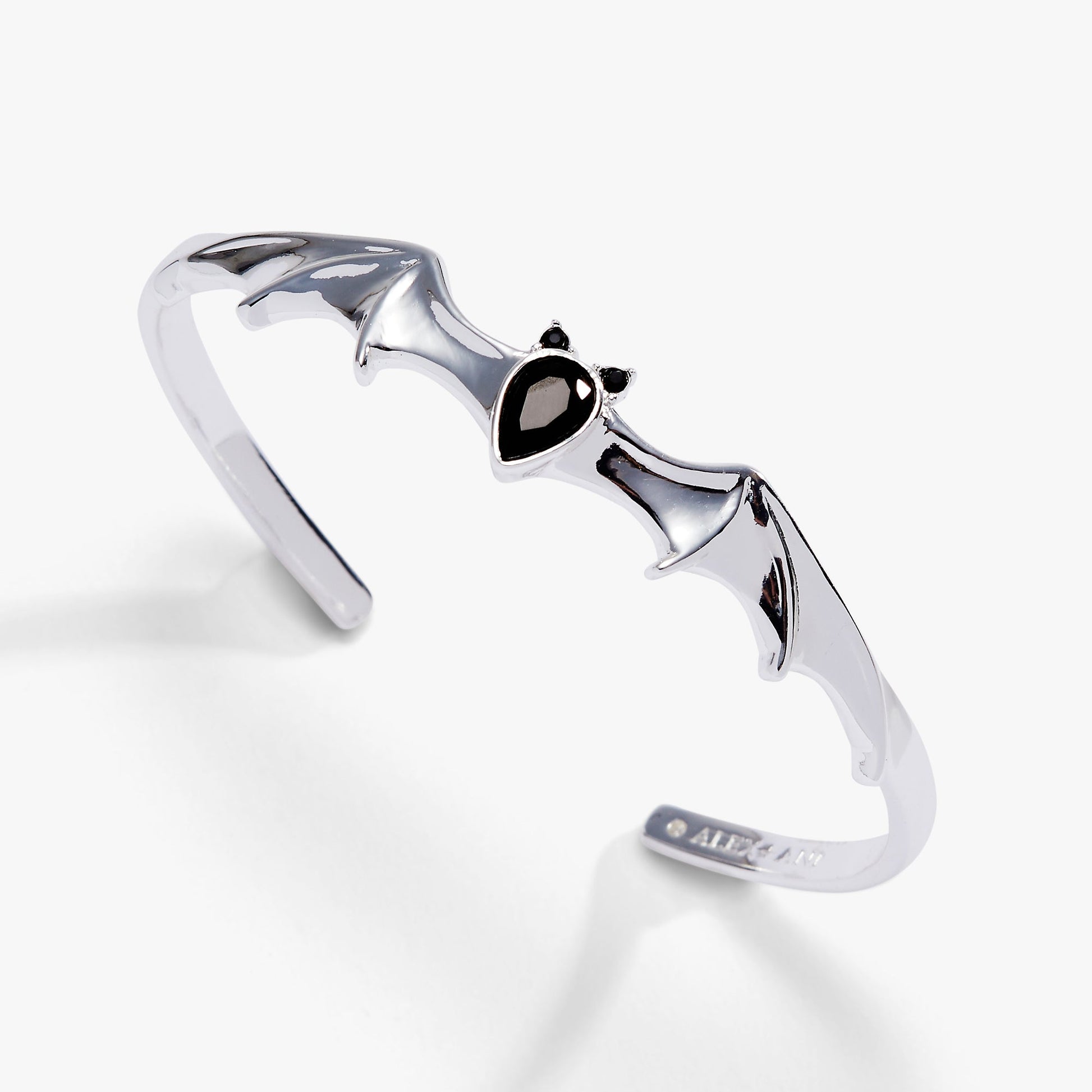 Crystal Bat Cuff Gold
