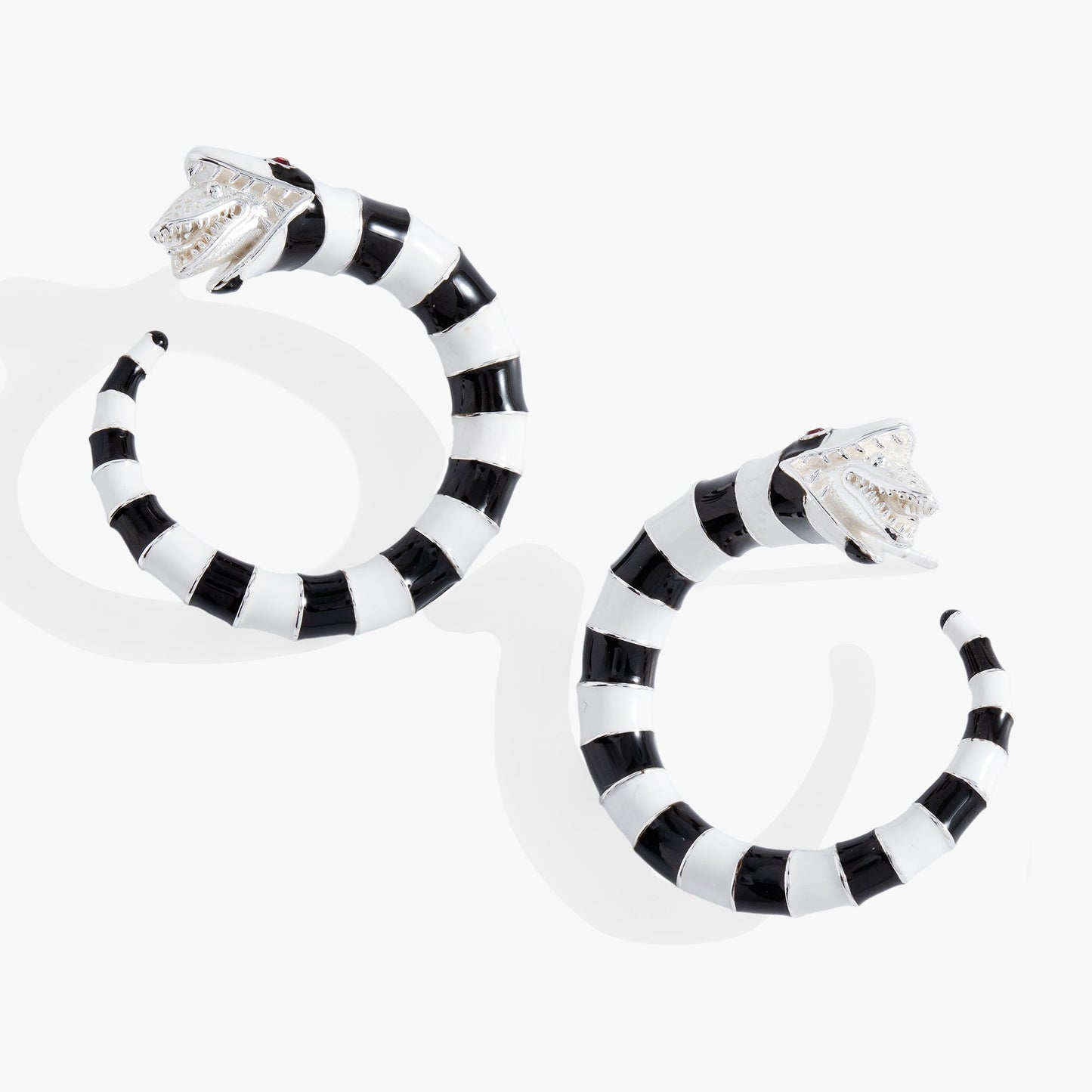 Beetlejuice® Hoop Earring Silver