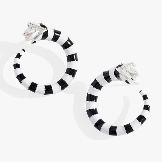 Beetlejuice® Hoop Earring Silver