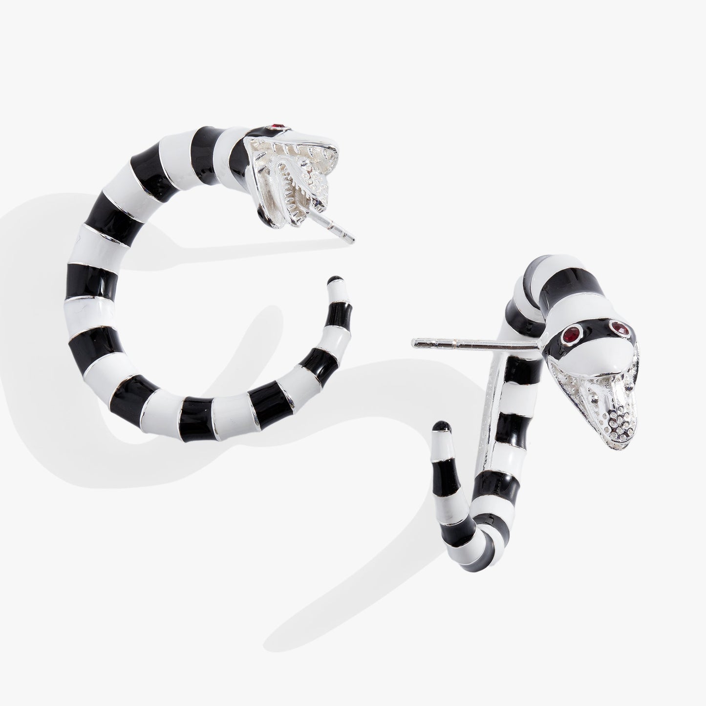 Beetlejuice® Hoop Earring Silver