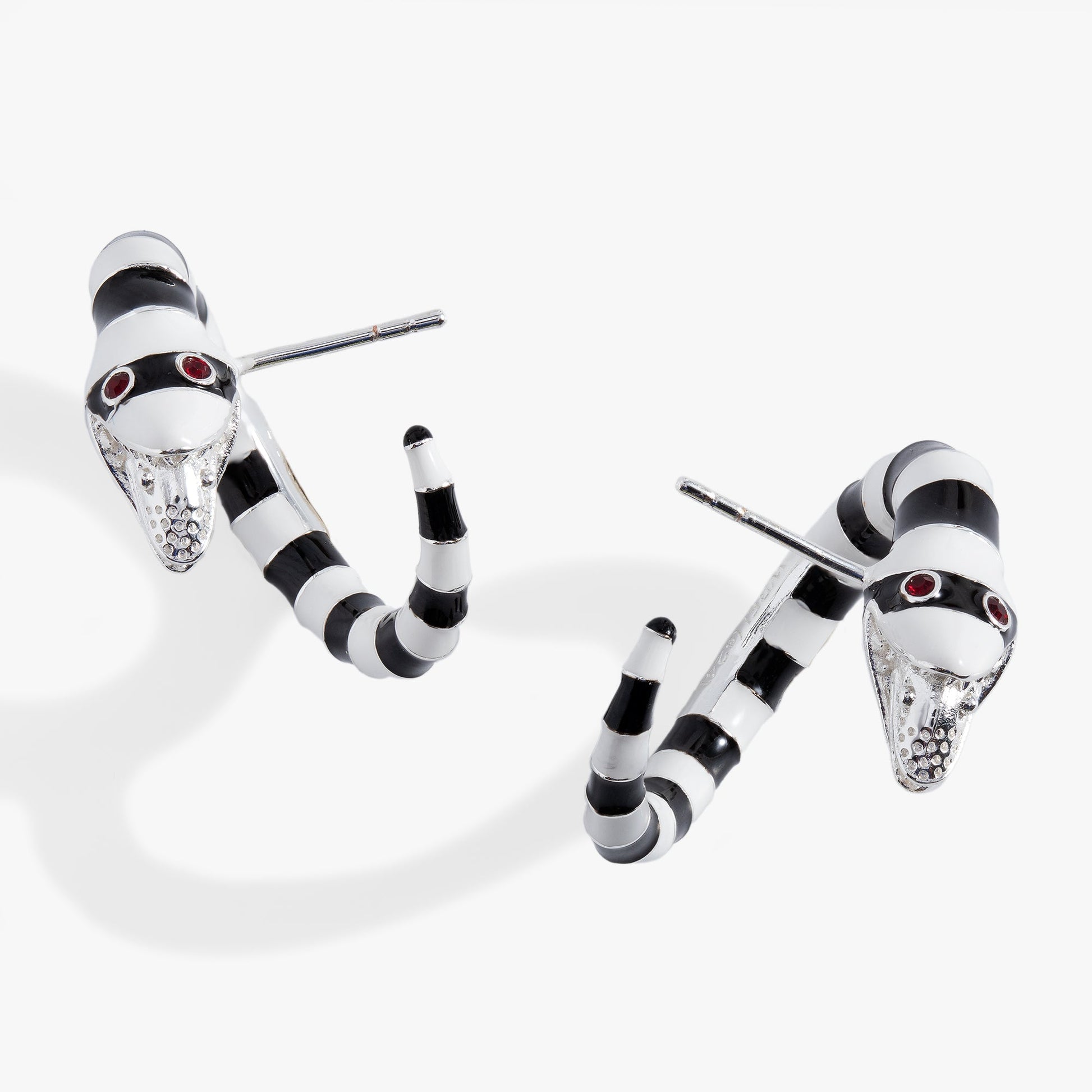 Beetlejuice® Hoop Earring Silver