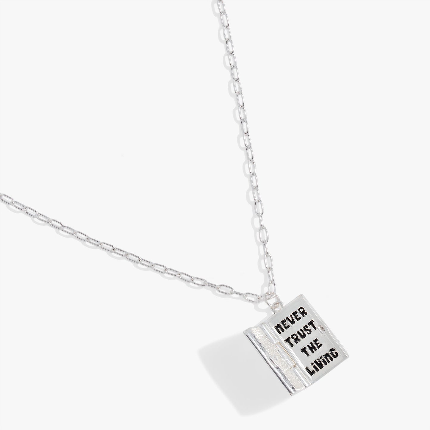 Beetlejuice® Pendant Necklace Silver