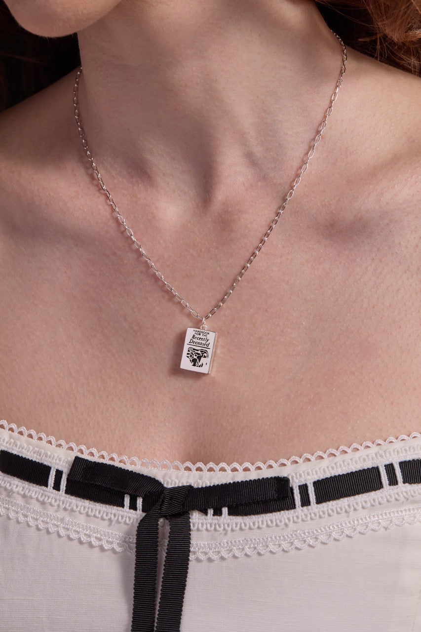 Beetlejuice® Pendant Necklace Silver