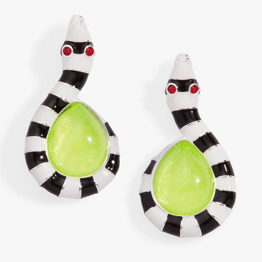 BEETLEJUICE™ Sandworm Earring Silver