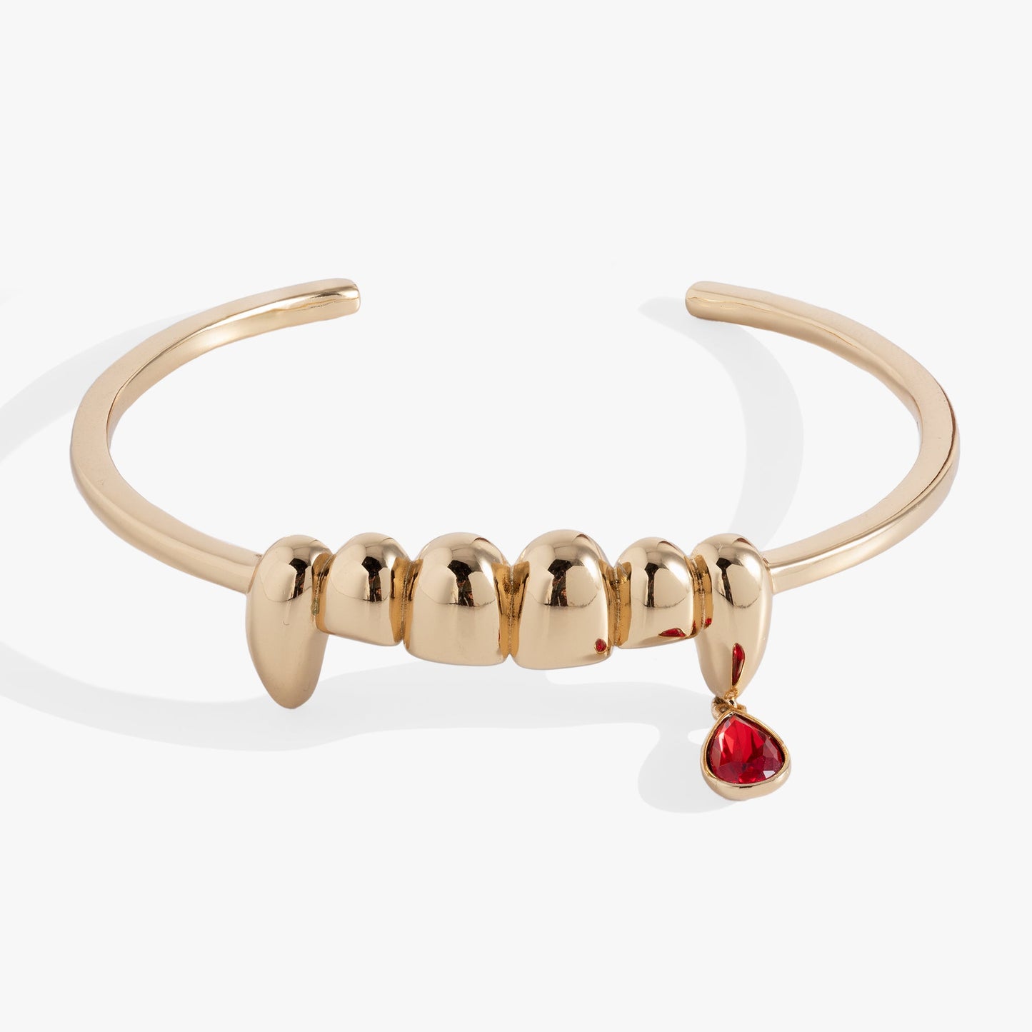 Vampire Teeth Cuff Gold
