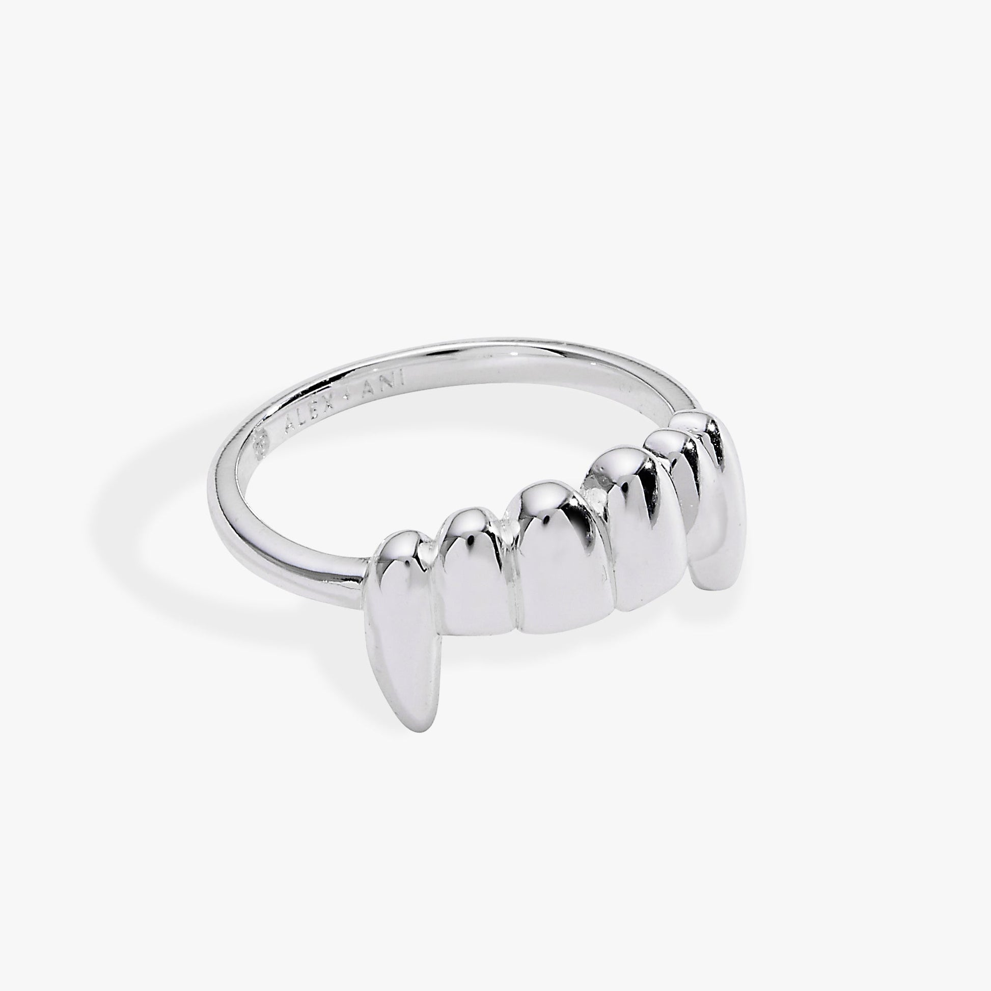 Vampire Teeth Ring Gold