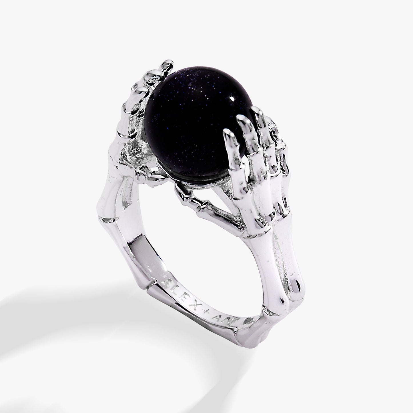 Crystal Ball Ring Gold