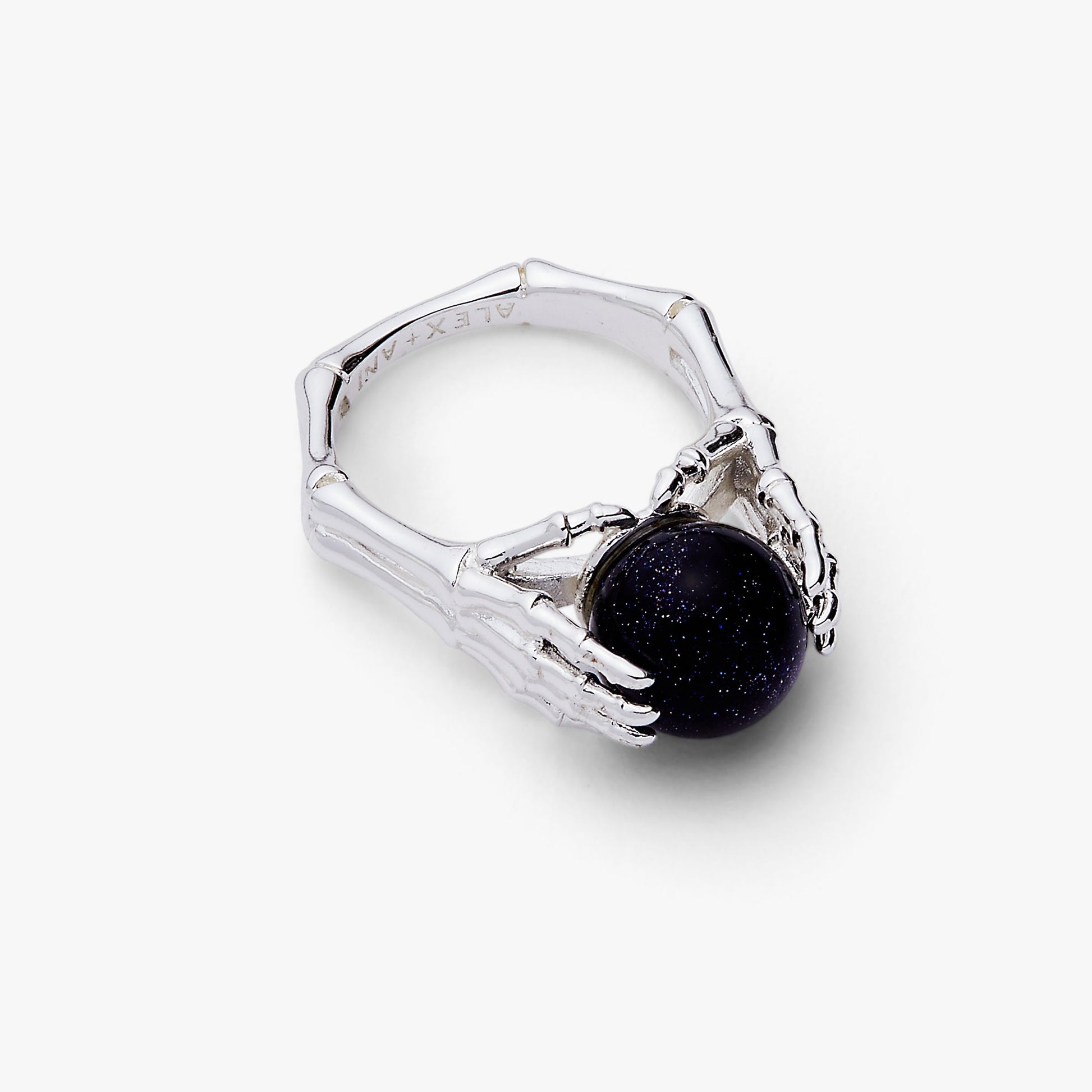 Crystal Ball Ring Gold
