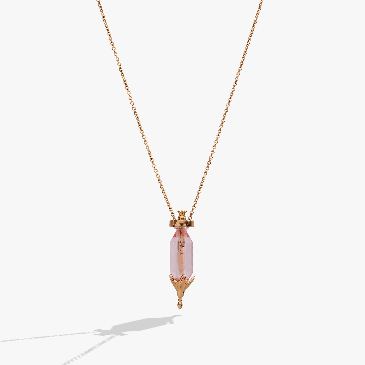 You Are Loved' Potion Bottle Slider Necklace
    
    
    
       Gold