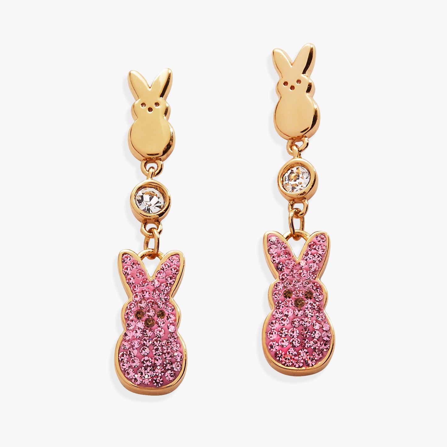 PEEPS® Statement Earrings Gold