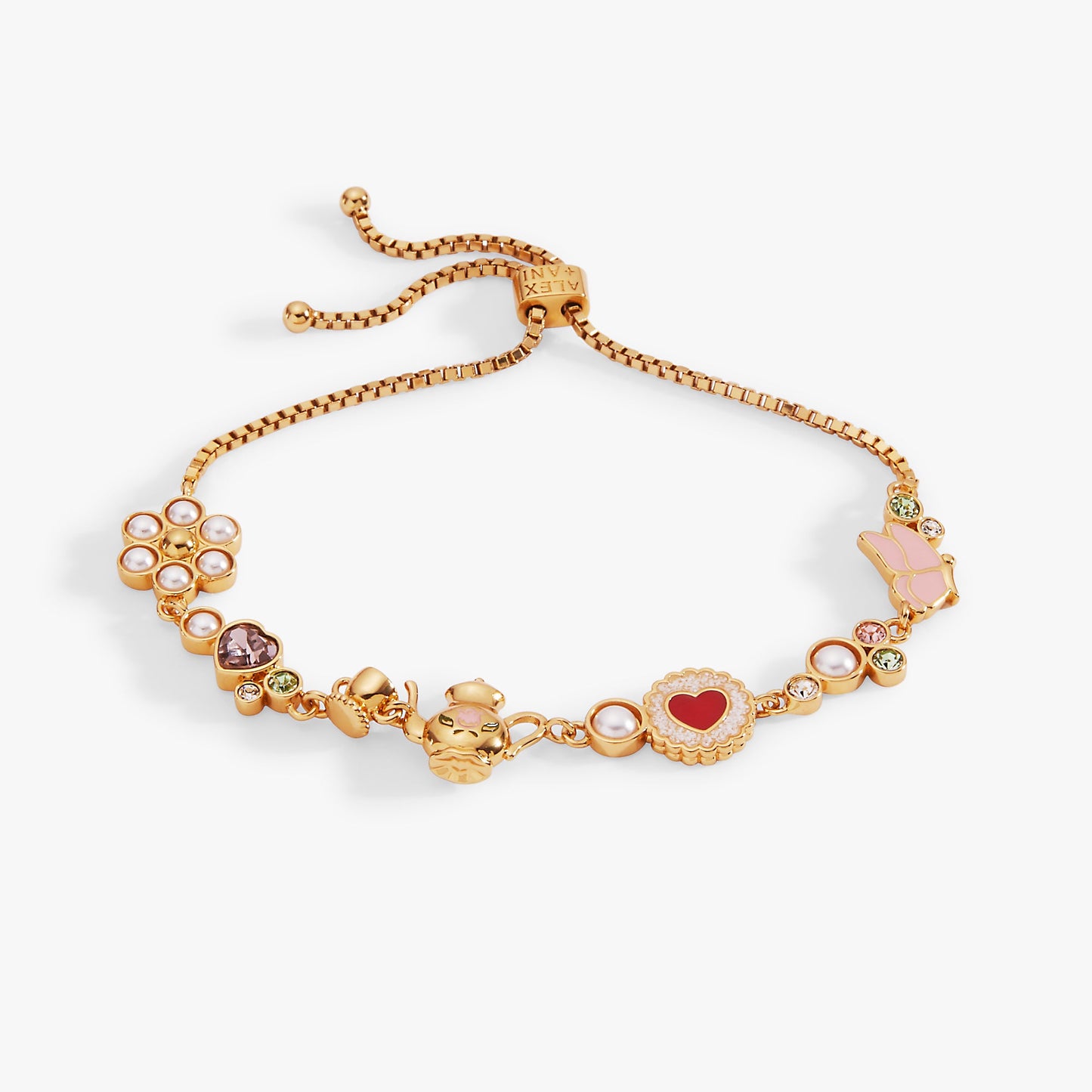 Tea Party Bolo Bracelet Gold