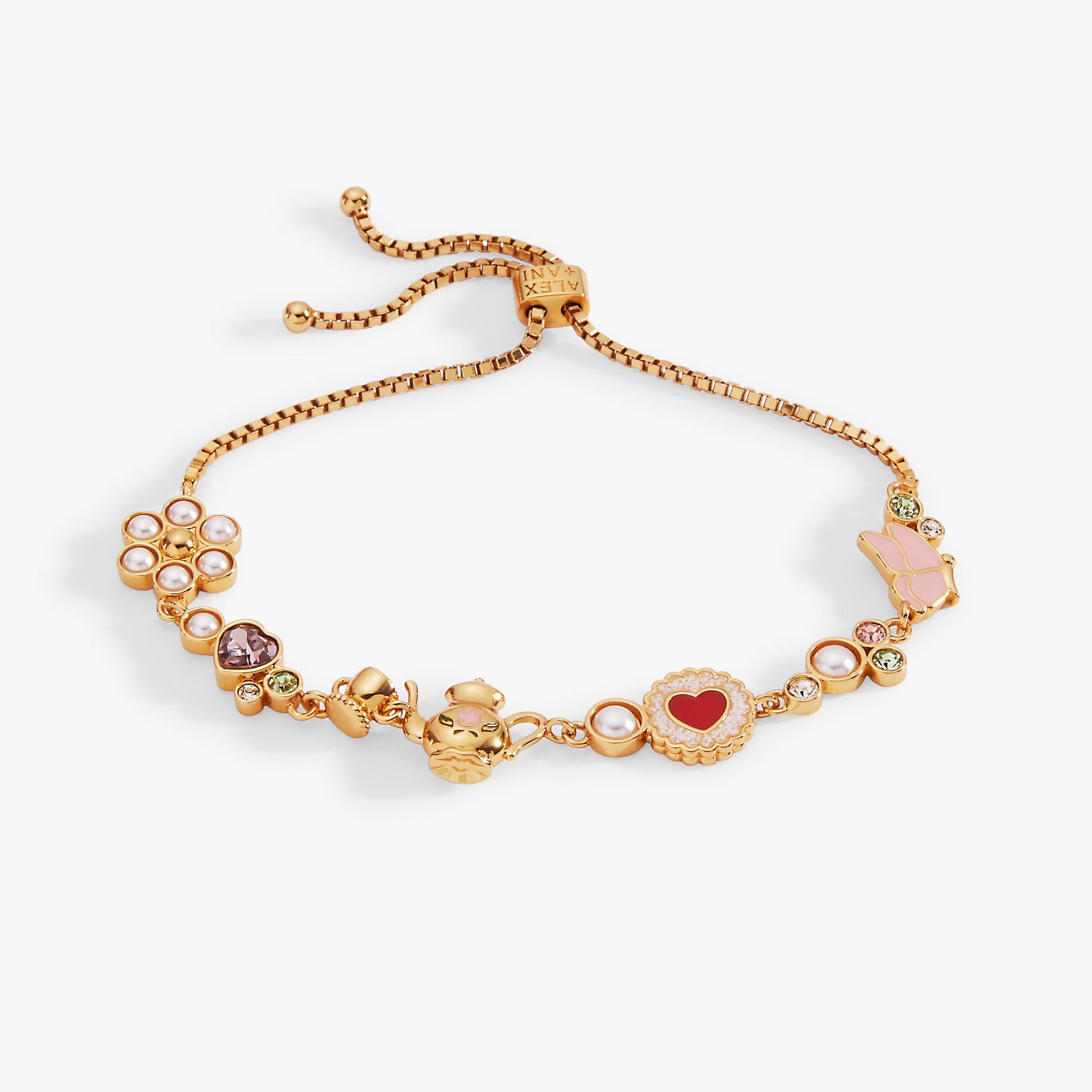 Tea Party Bolo Bracelet Gold