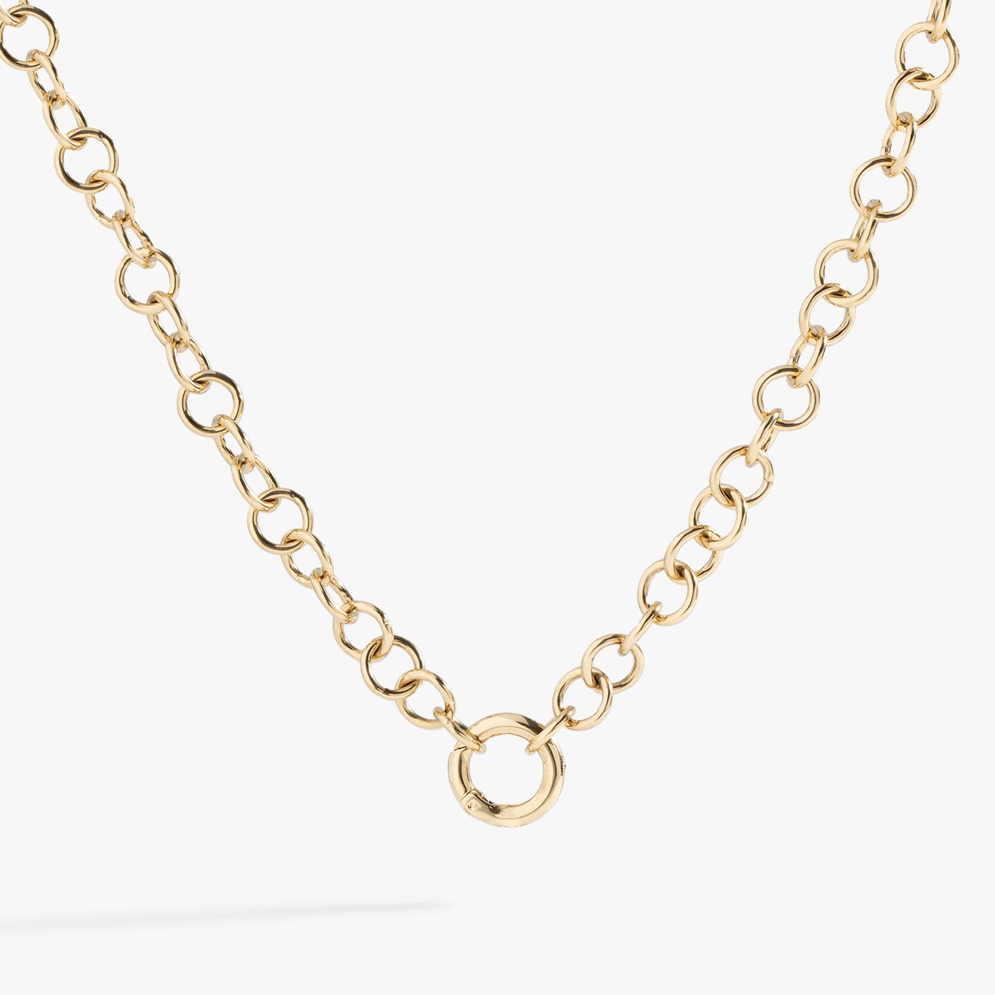 Y Necklace Interchangeable Base Stainless Steel Silver