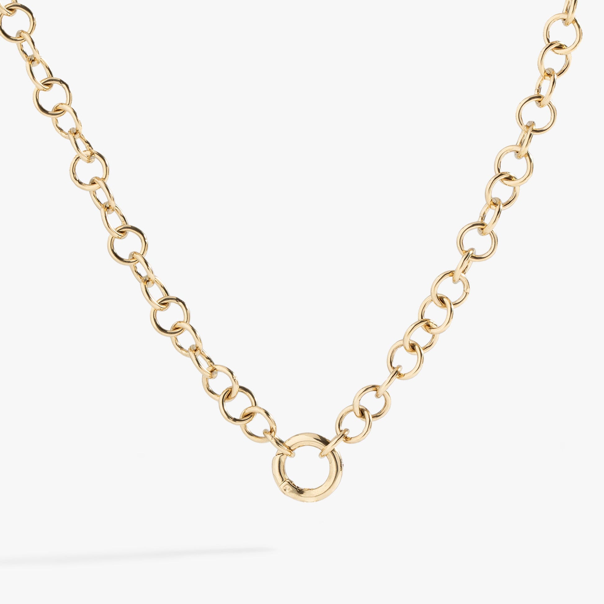 Y Necklace Interchangeable Base Stainless Steel Silver