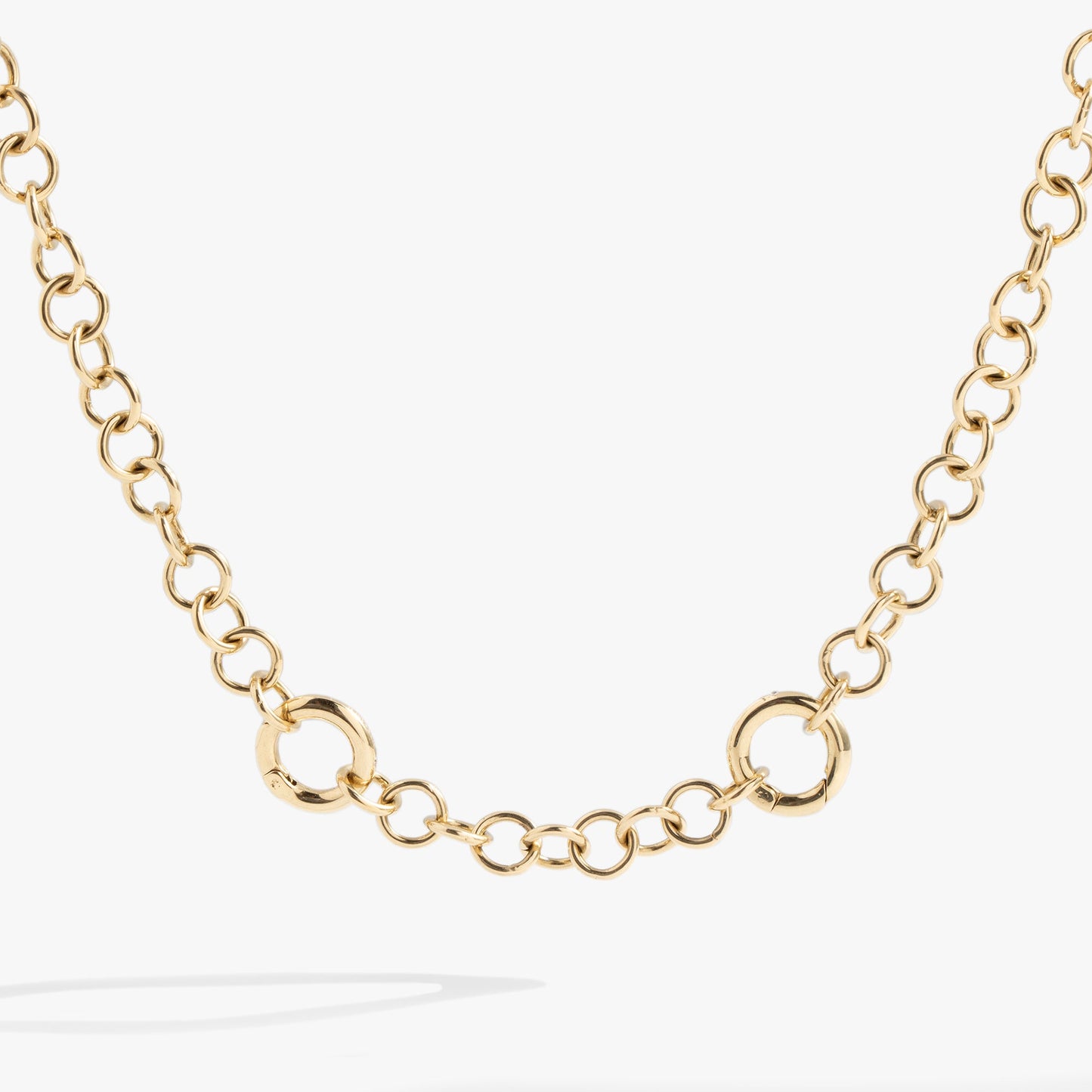Y Necklace Interchangeable Base Stainless Steel Silver