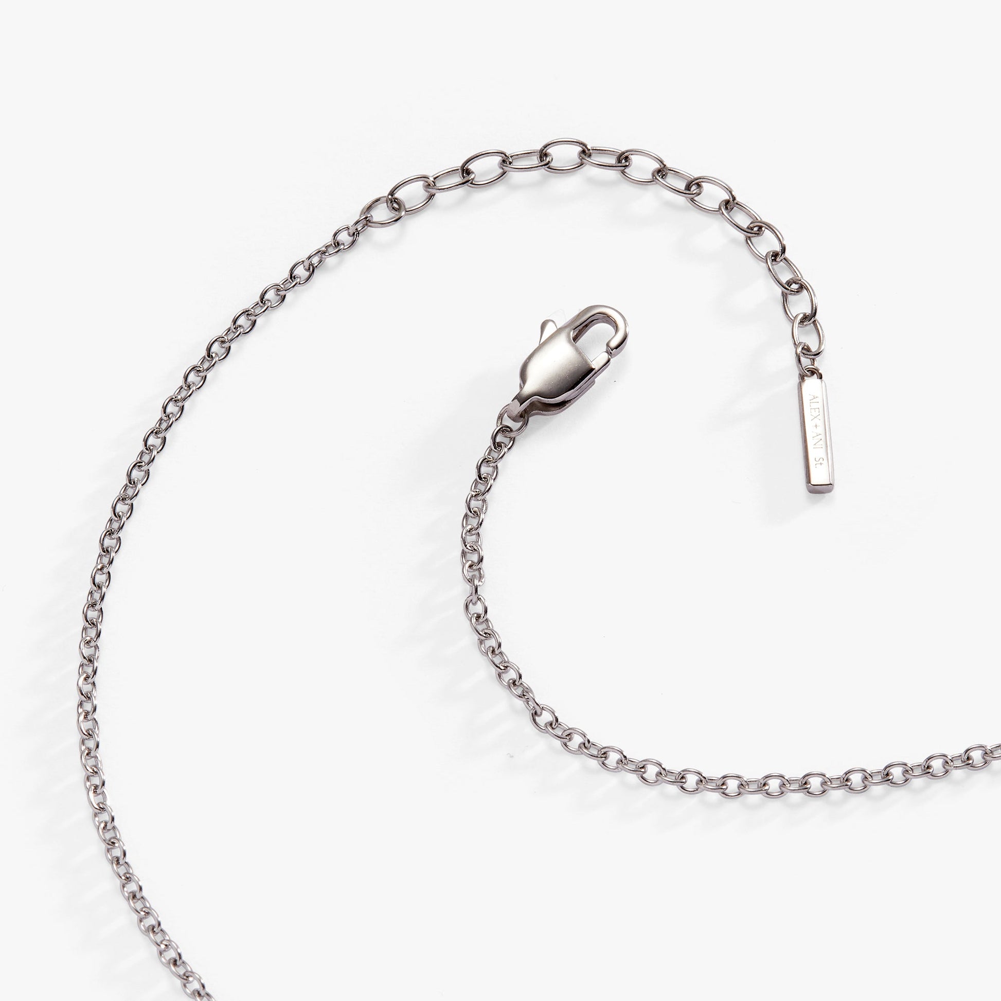 Airplane Inline Necklace Stainless Steel Gold
