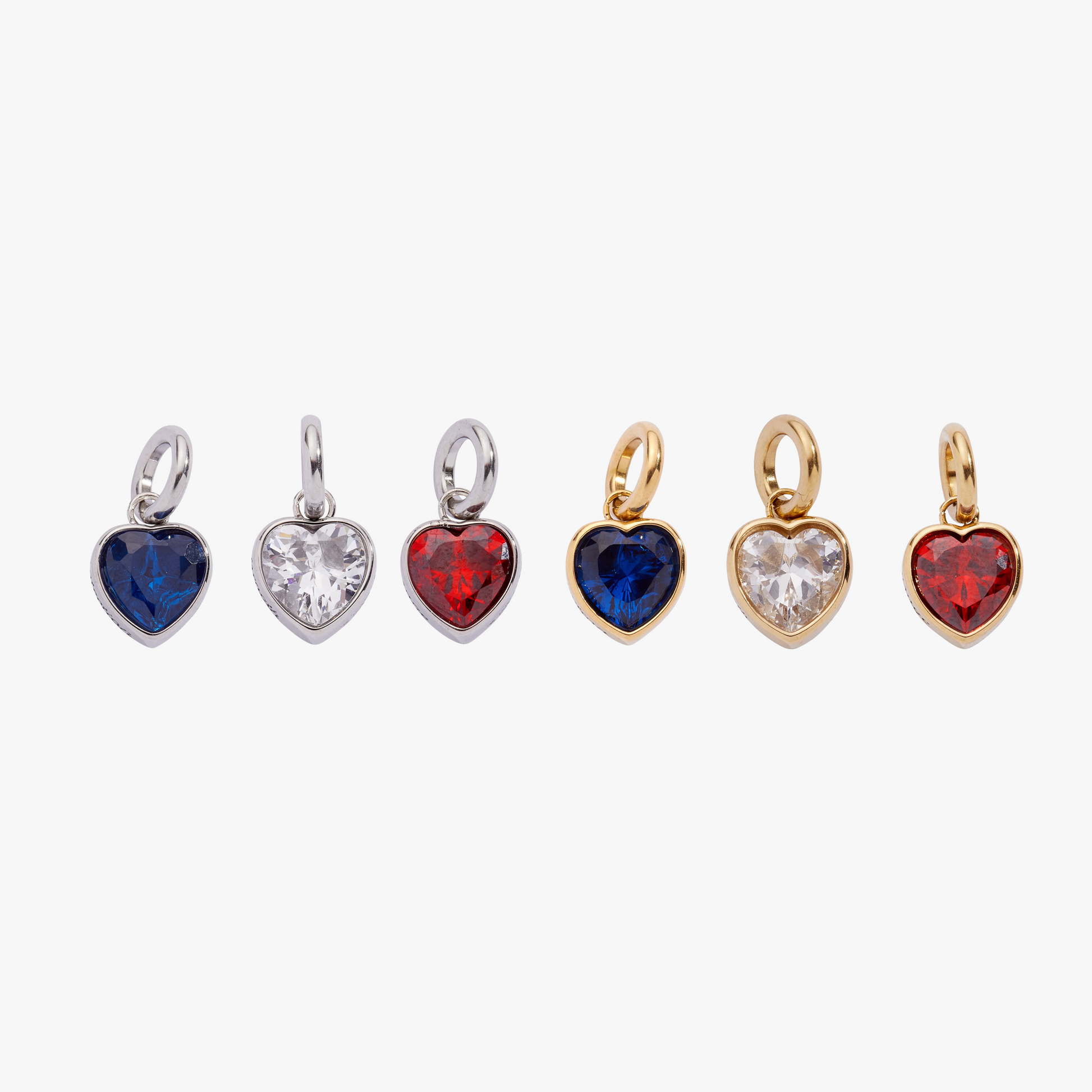 New England Red, White, and Blue Fan Charm Bundle