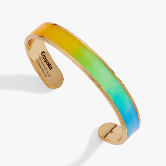 Crayola Rainbow Gradient Cuff Gold