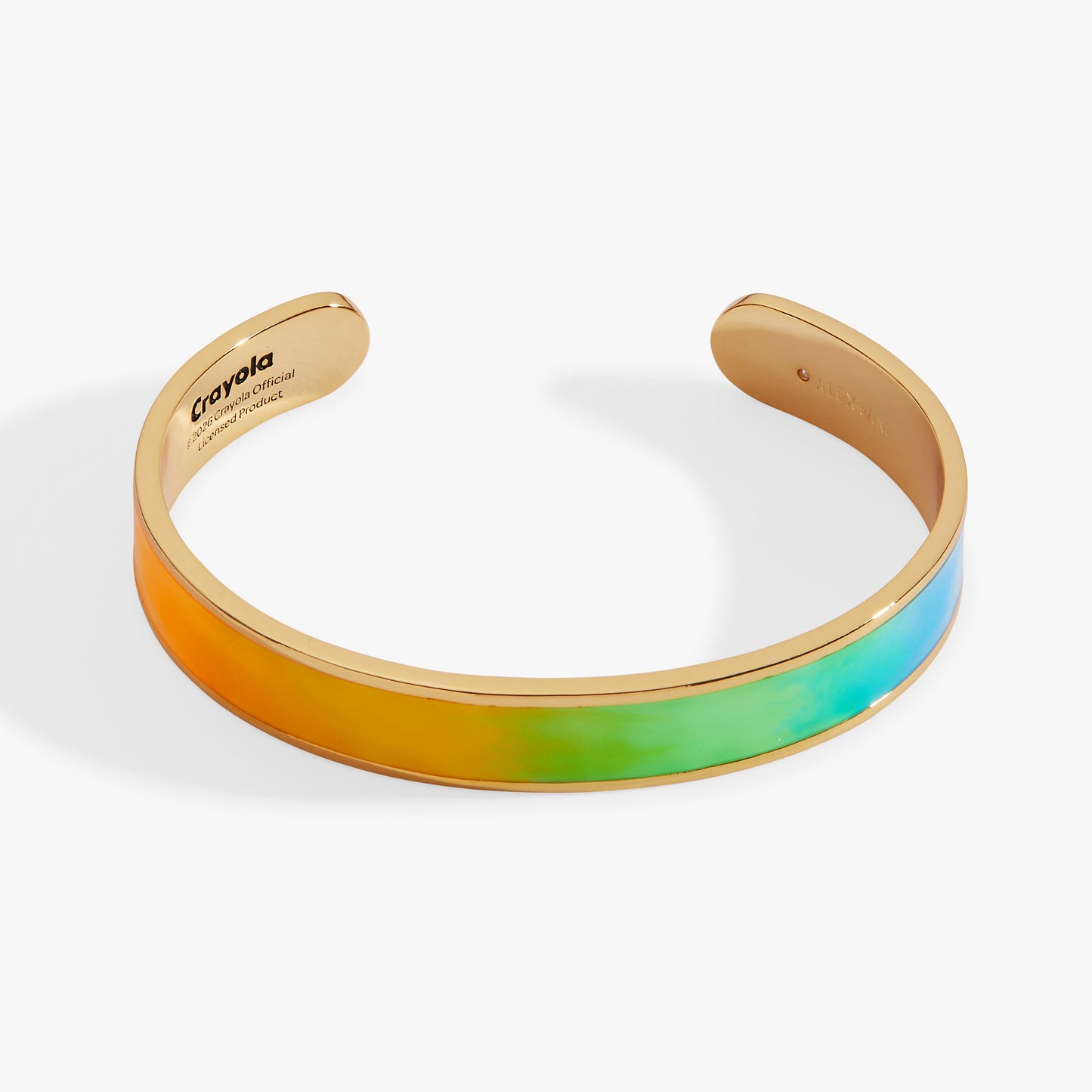 Crayola Rainbow Gradient Cuff Gold