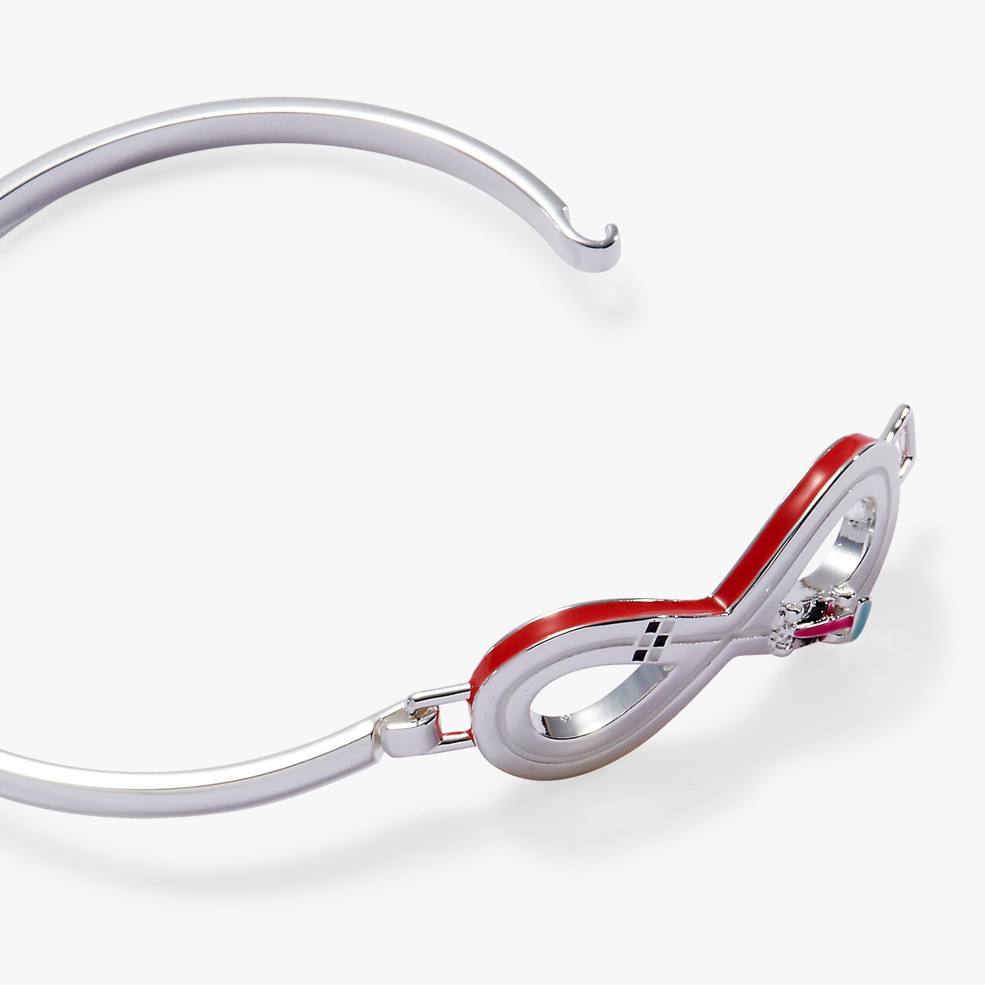 Hot Wheels™ Figure 8 Tension Bangle Silver