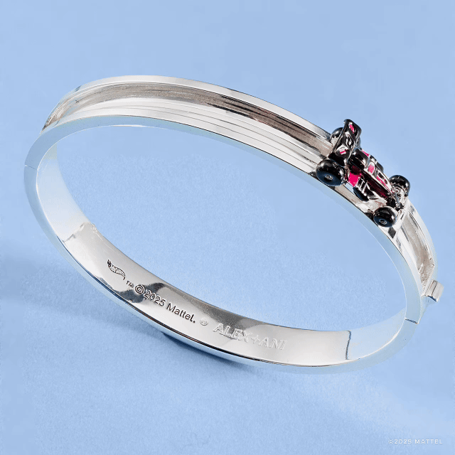Hot Wheels™ Moveable Car Hinge Bangle Silver
