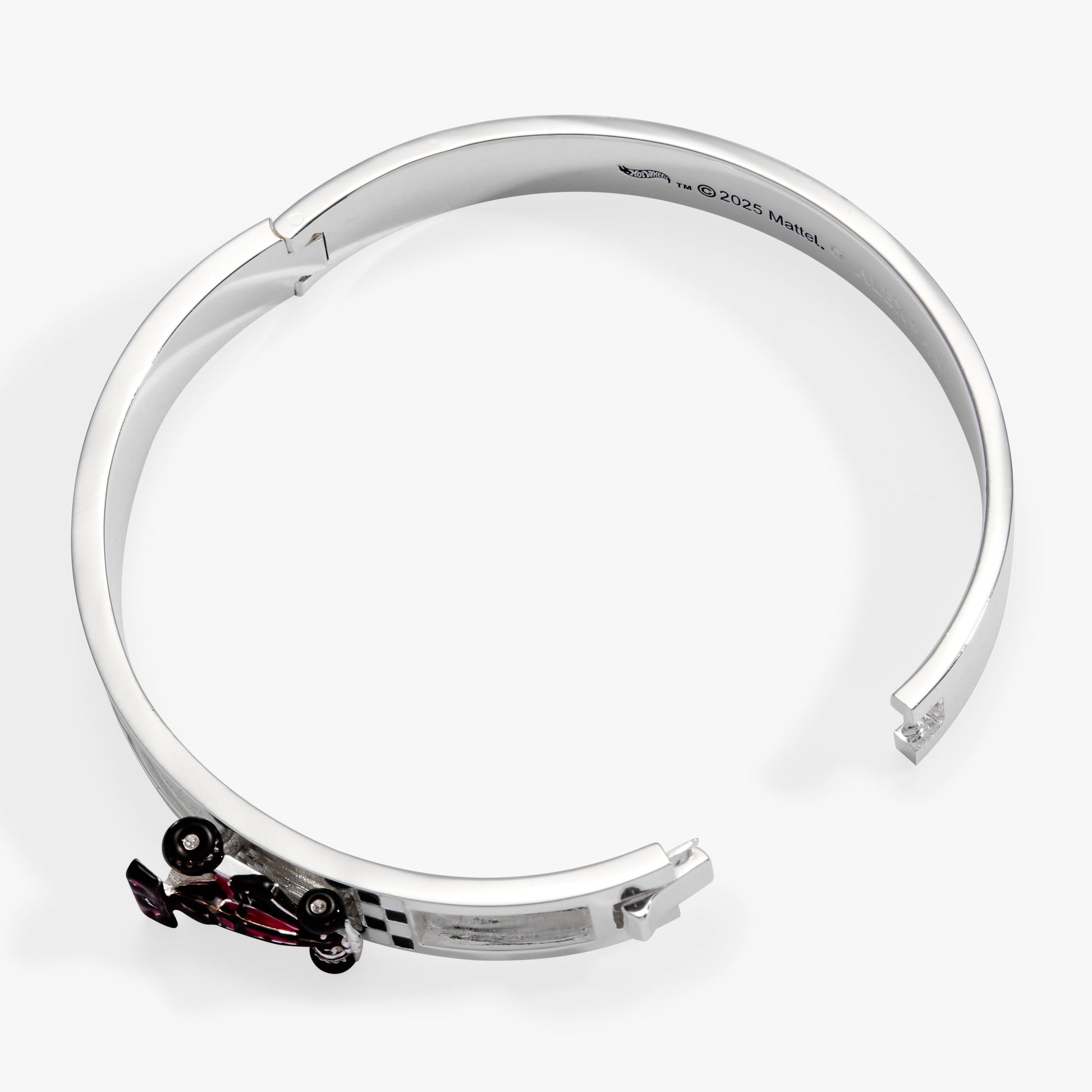 Hot Wheels™ Moveable Car Hinge Bangle Silver