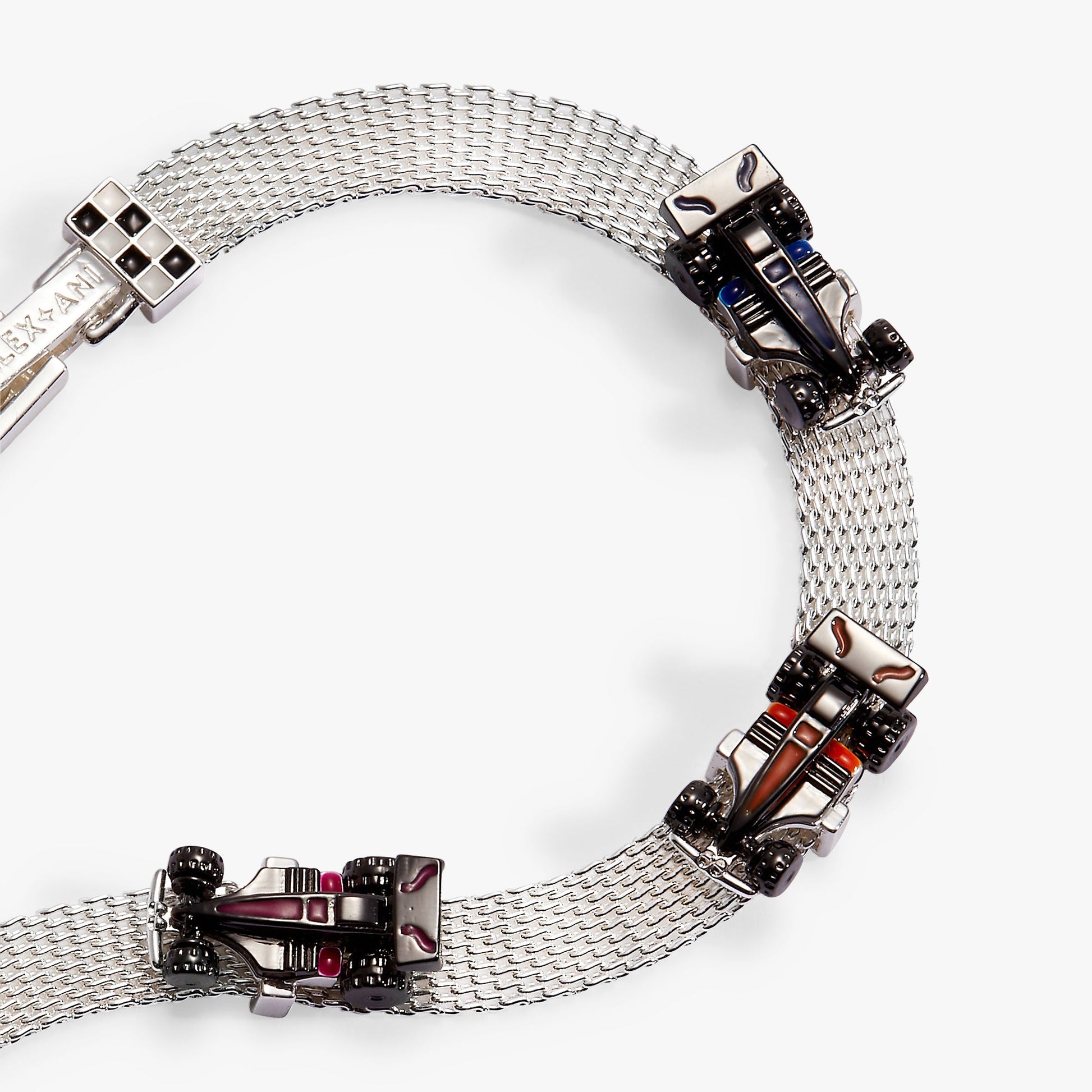 Hot Wheels™ Mesh Bracelet Silver