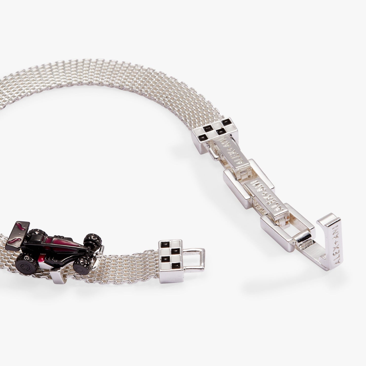 Hot Wheels™ Mesh Bracelet Silver