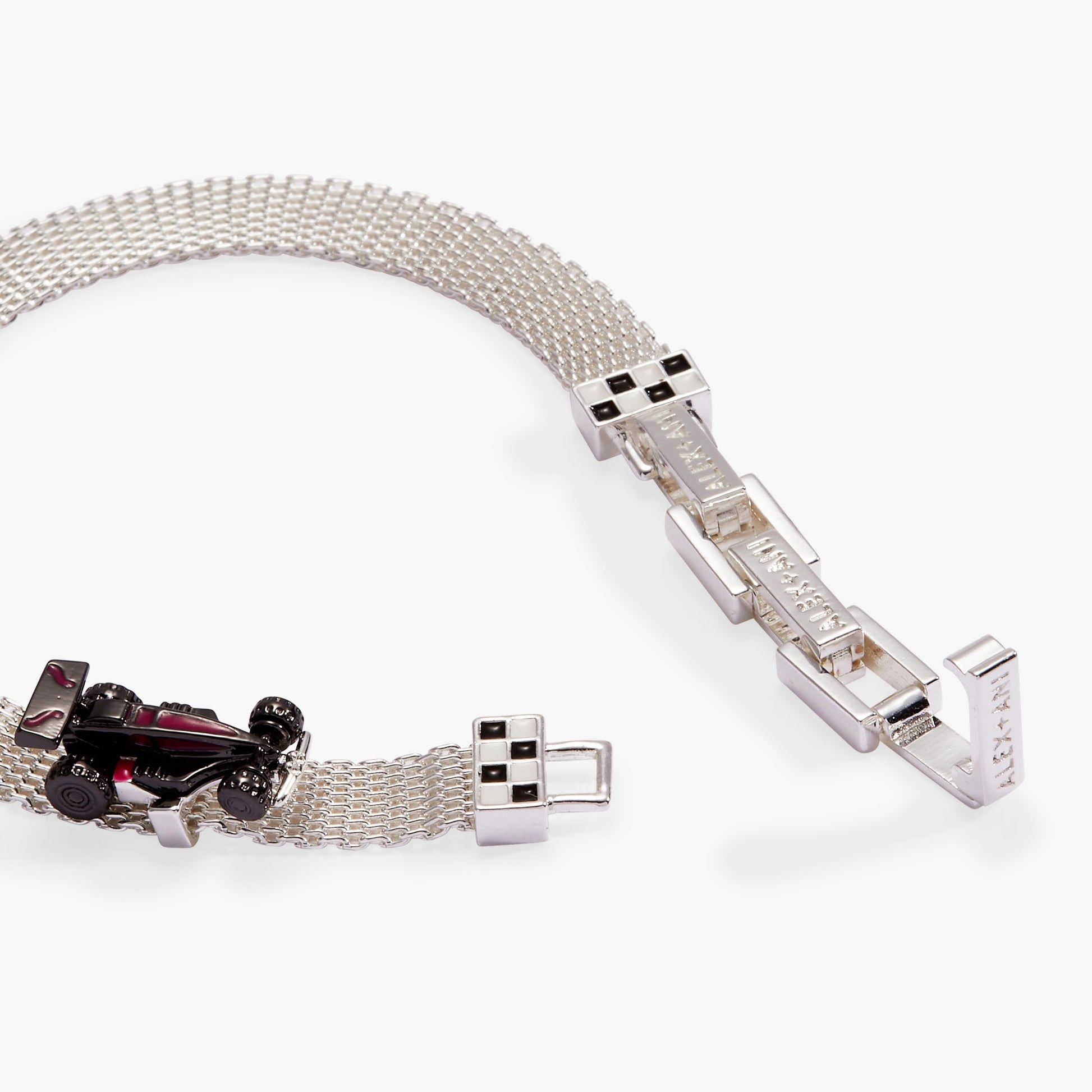 Hot Wheels™ Mesh Bracelet Silver