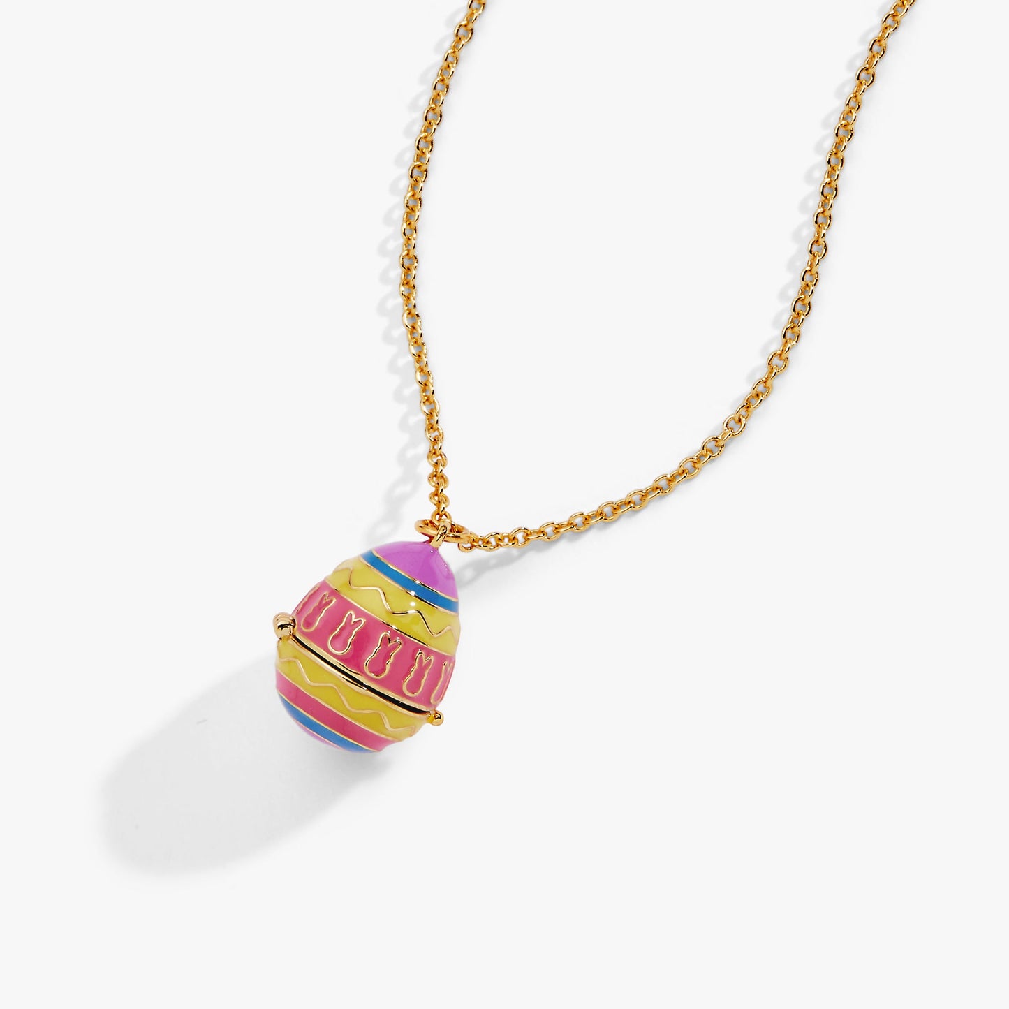 PEEPS® Easter Egg Pendant Necklace Gold