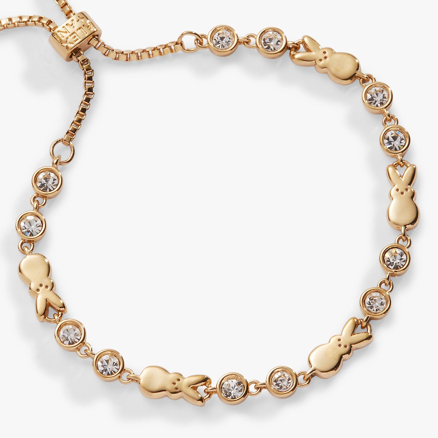 PEEPS® Bunny Bolo Bracelet Gold