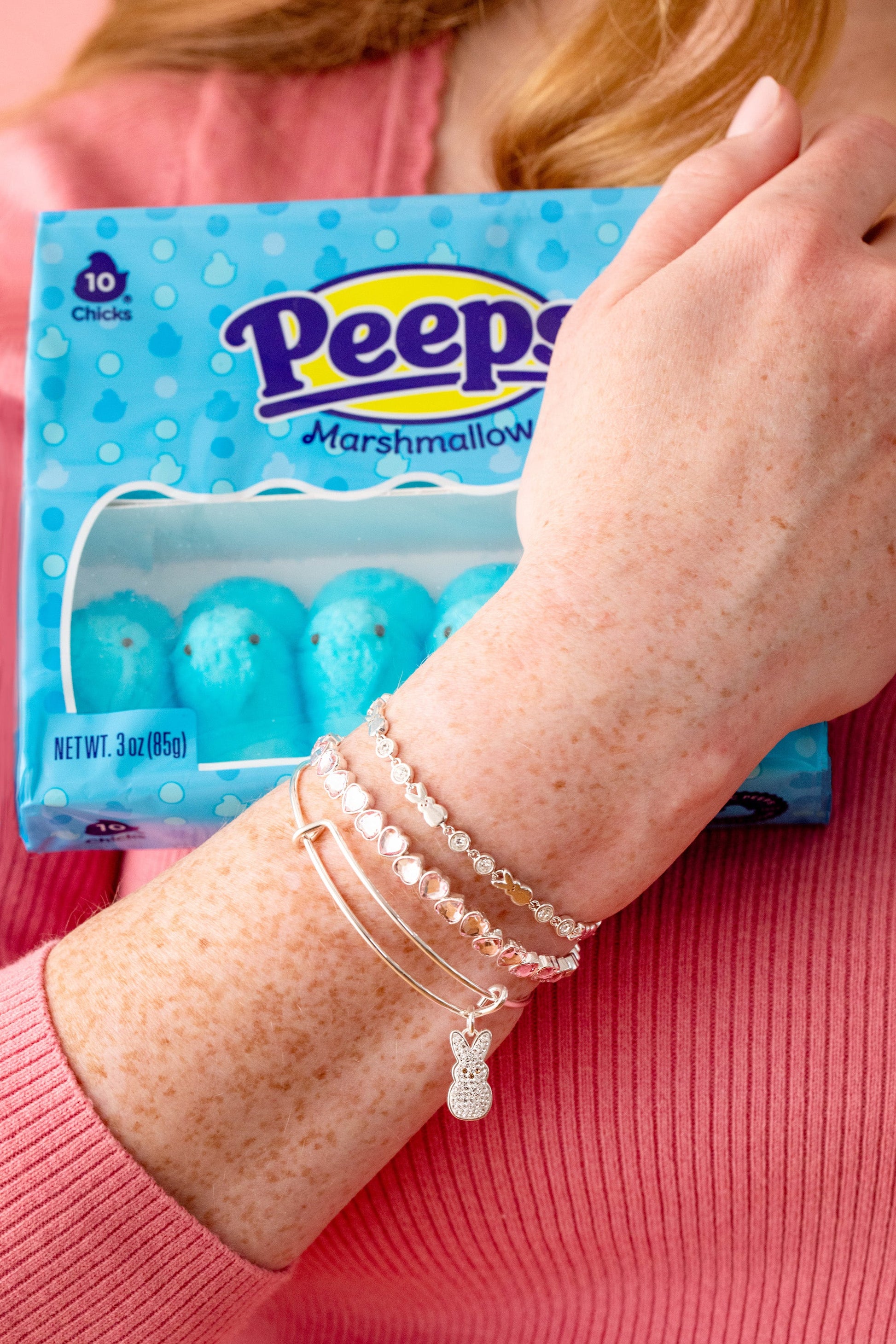 PEEPS® Bunny Bolo Bracelet Gold