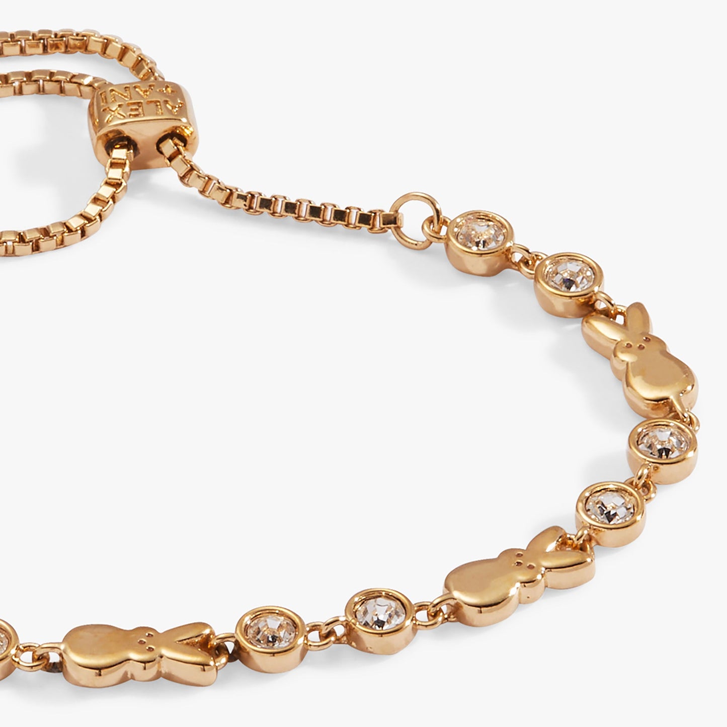 PEEPS® Bunny Bolo Bracelet Gold