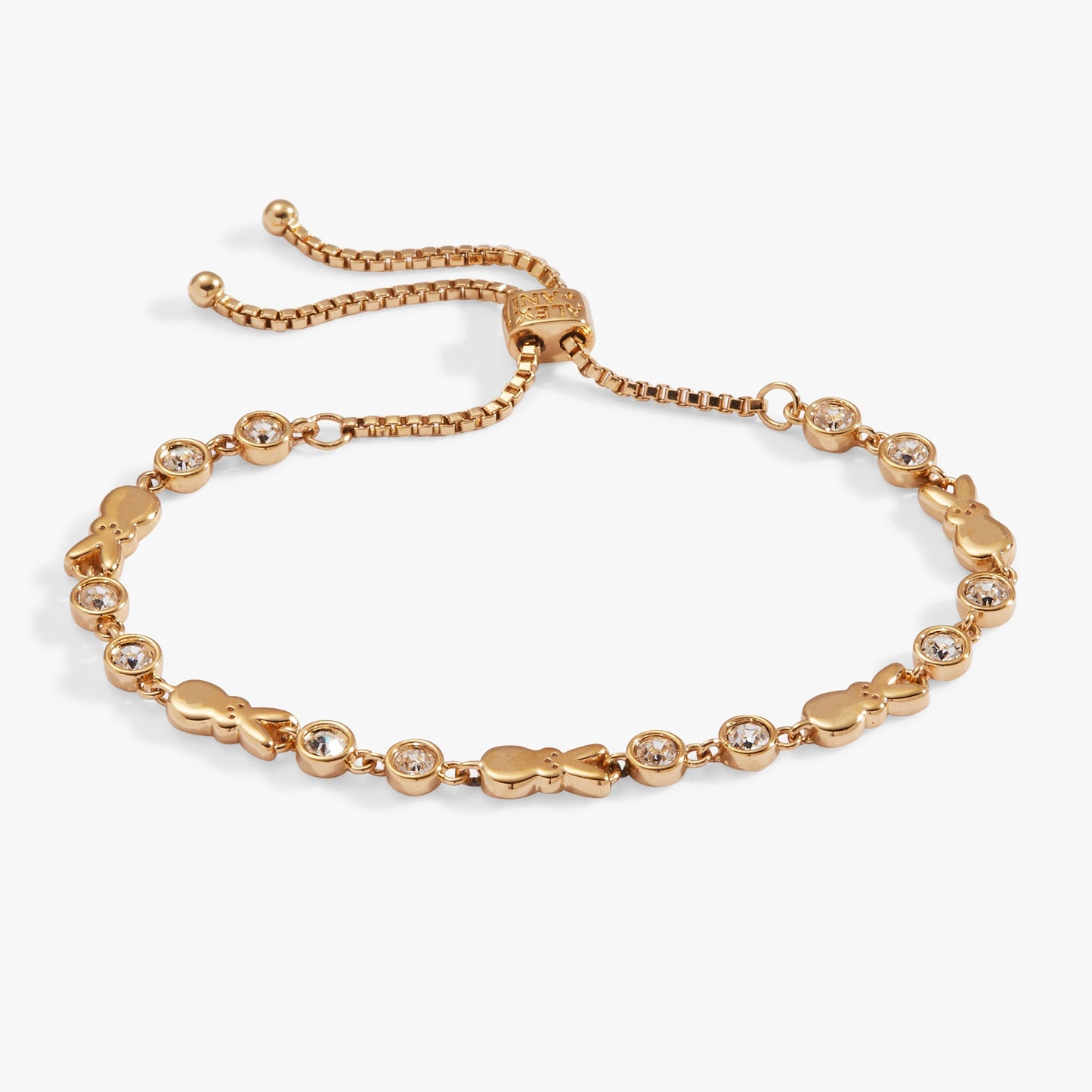 PEEPS® Bunny Bolo Bracelet Gold
