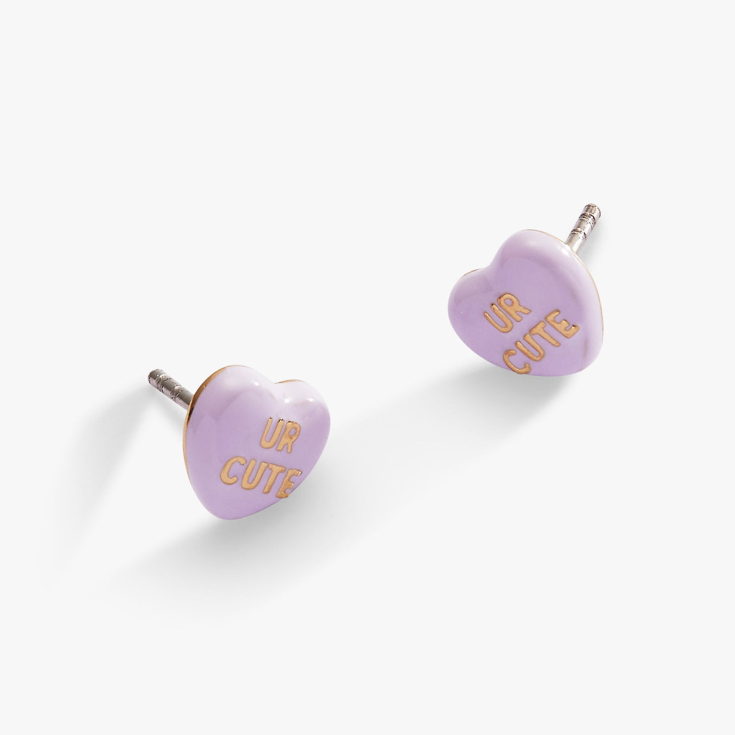 Sweet Hearts Tough Questions-stud UR cute Gold