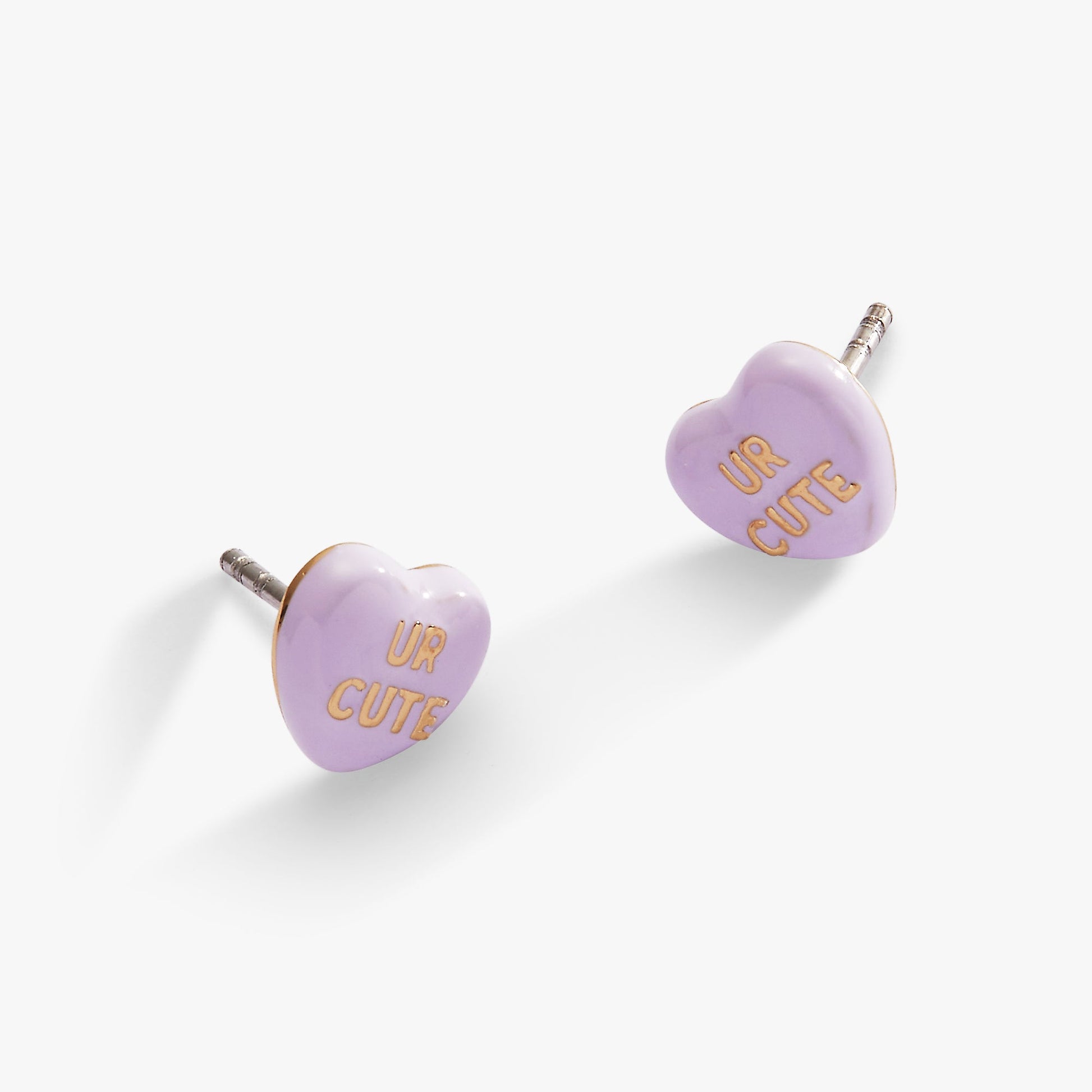 Sweet Hearts Tough Questions-stud UR cute Gold