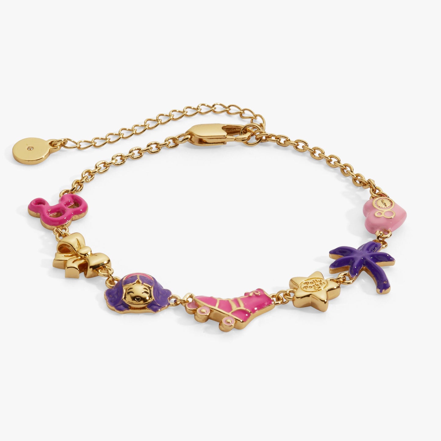Mattel® 80th Barbie™ x Polly Pocket® Bracelet Gold