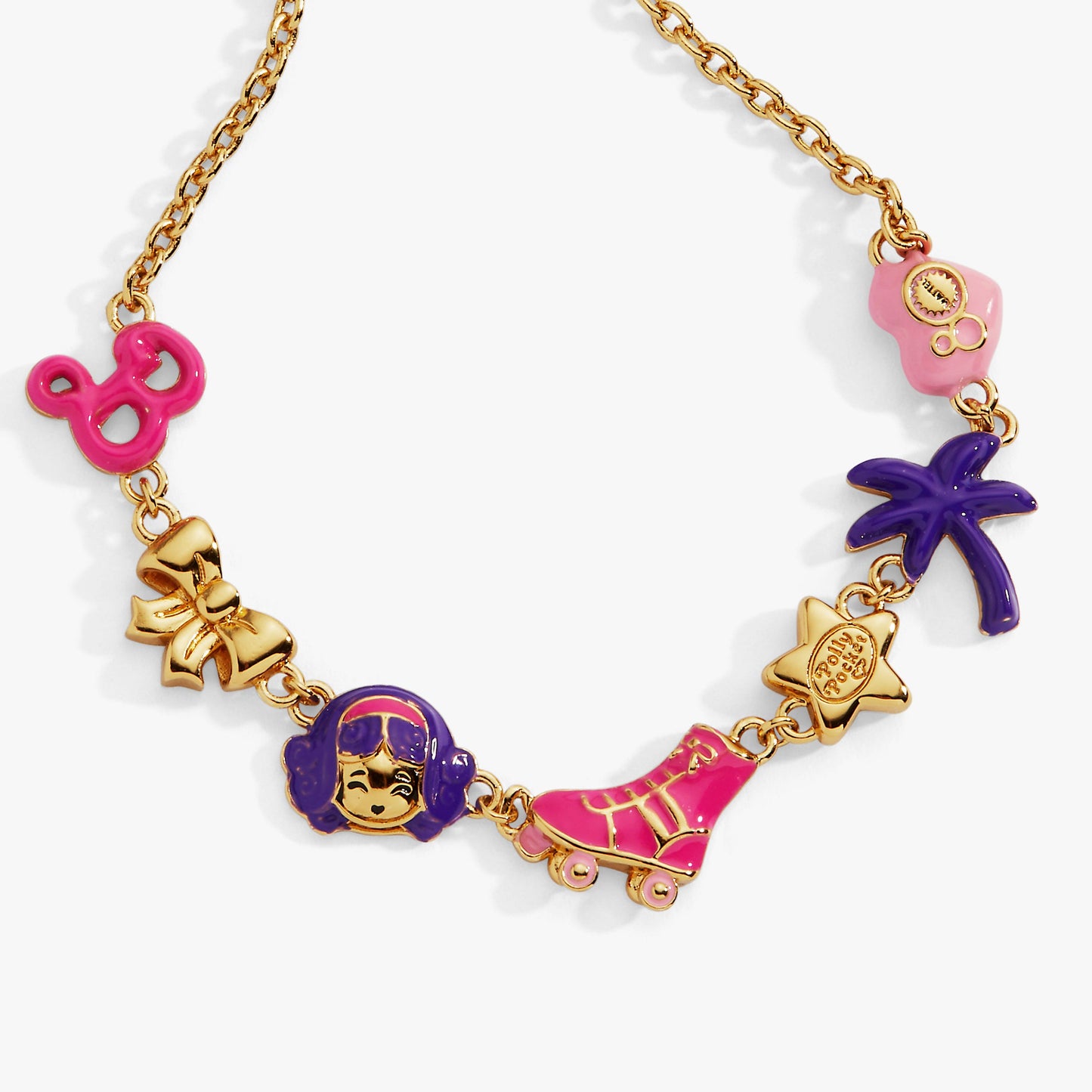 Mattel® 80th Barbie™ x Polly Pocket® Bracelet Gold