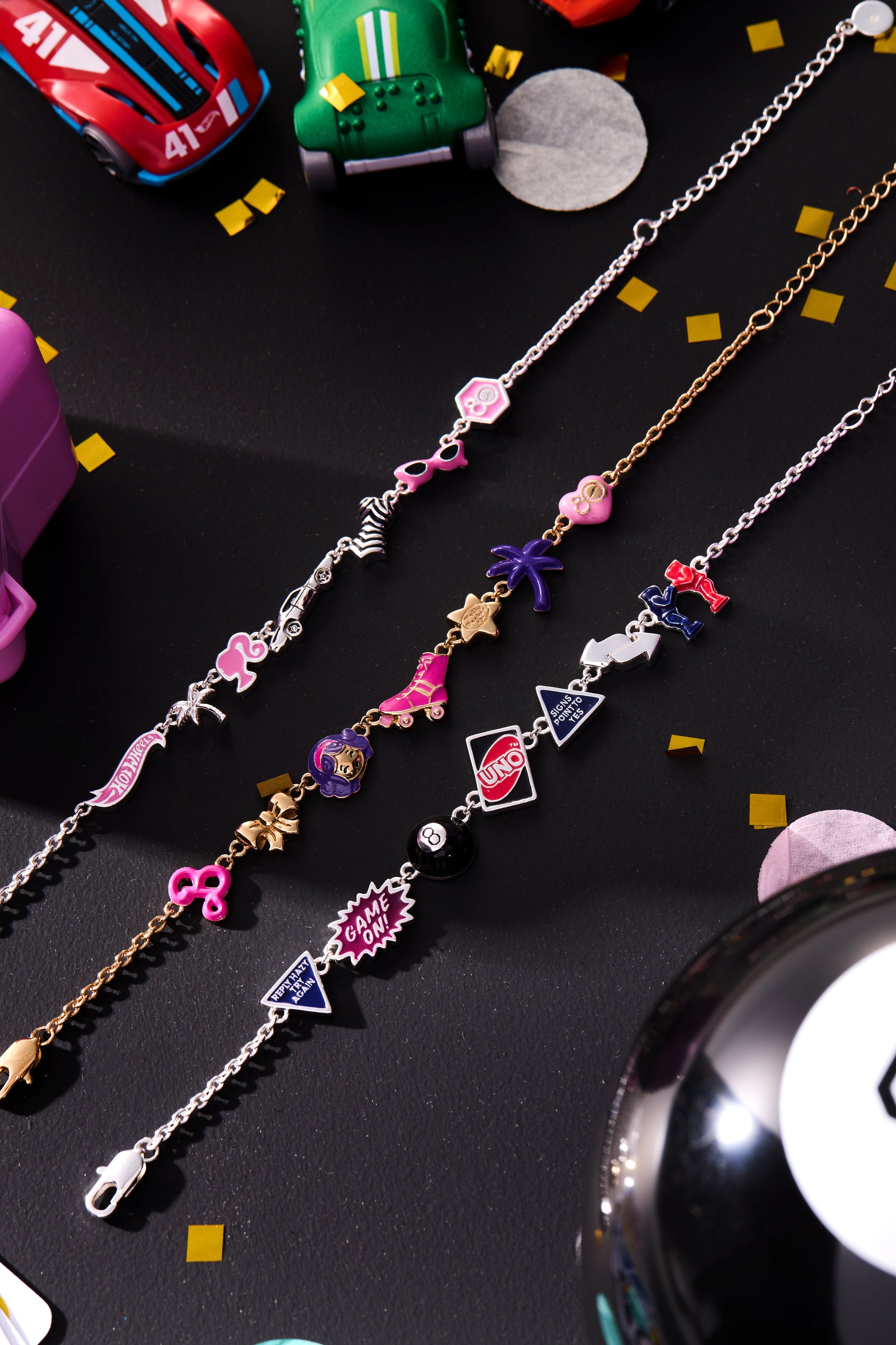Mattel® 80th Barbie™ x Polly Pocket® Bracelet Gold