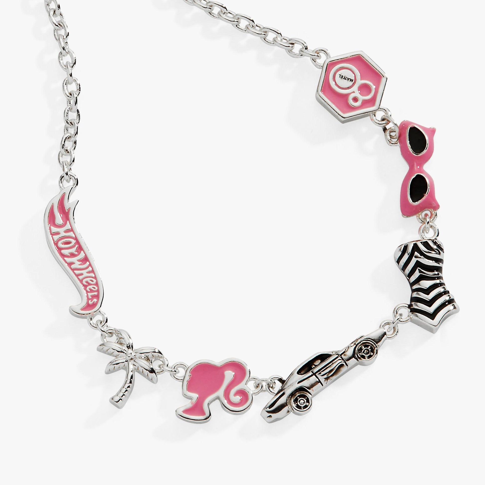 Mattel® 80th Barbie™ x Hot Wheels® Bracelet Silver