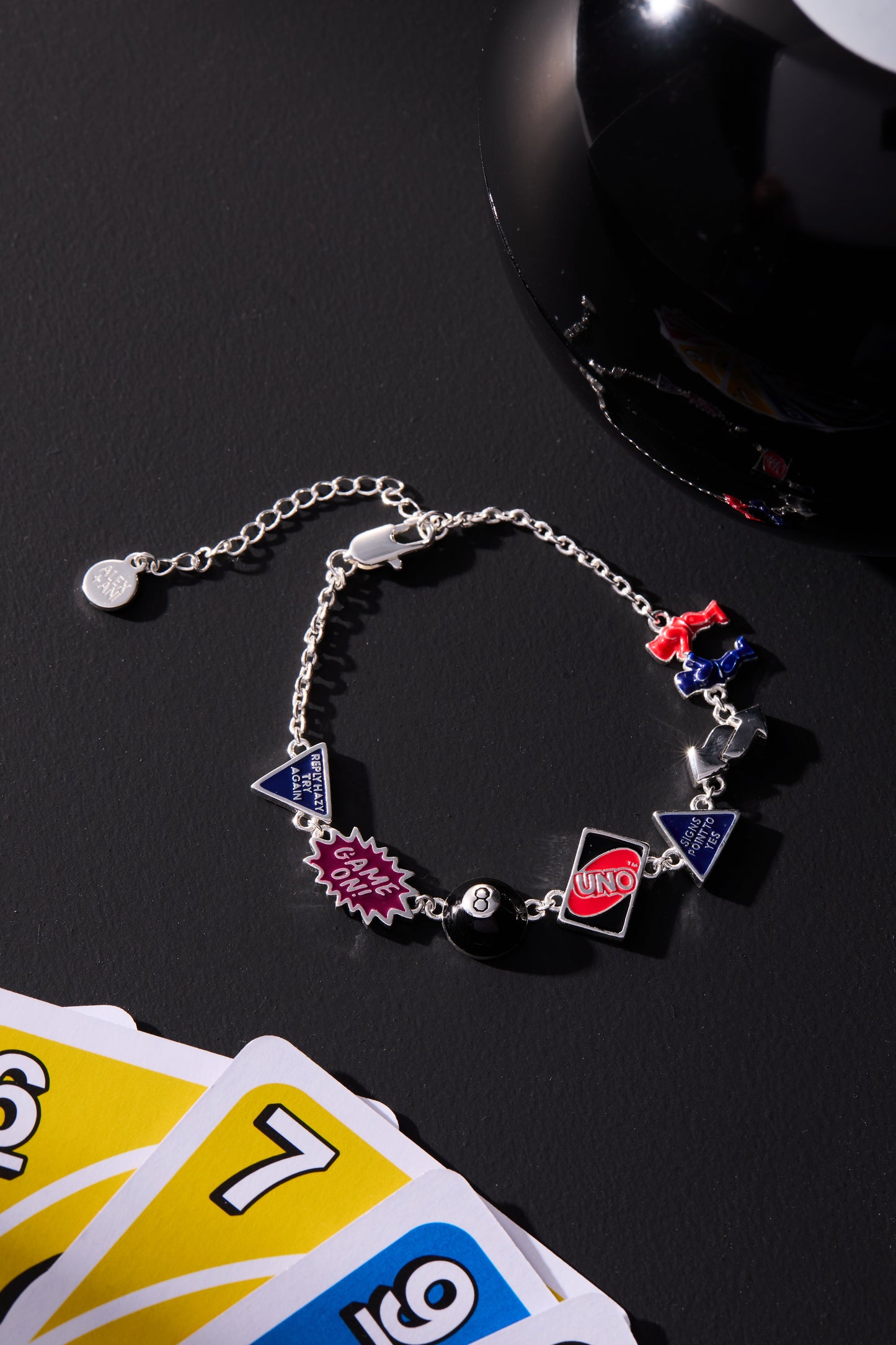 Mattel 80th Game Night Bracelet Silver